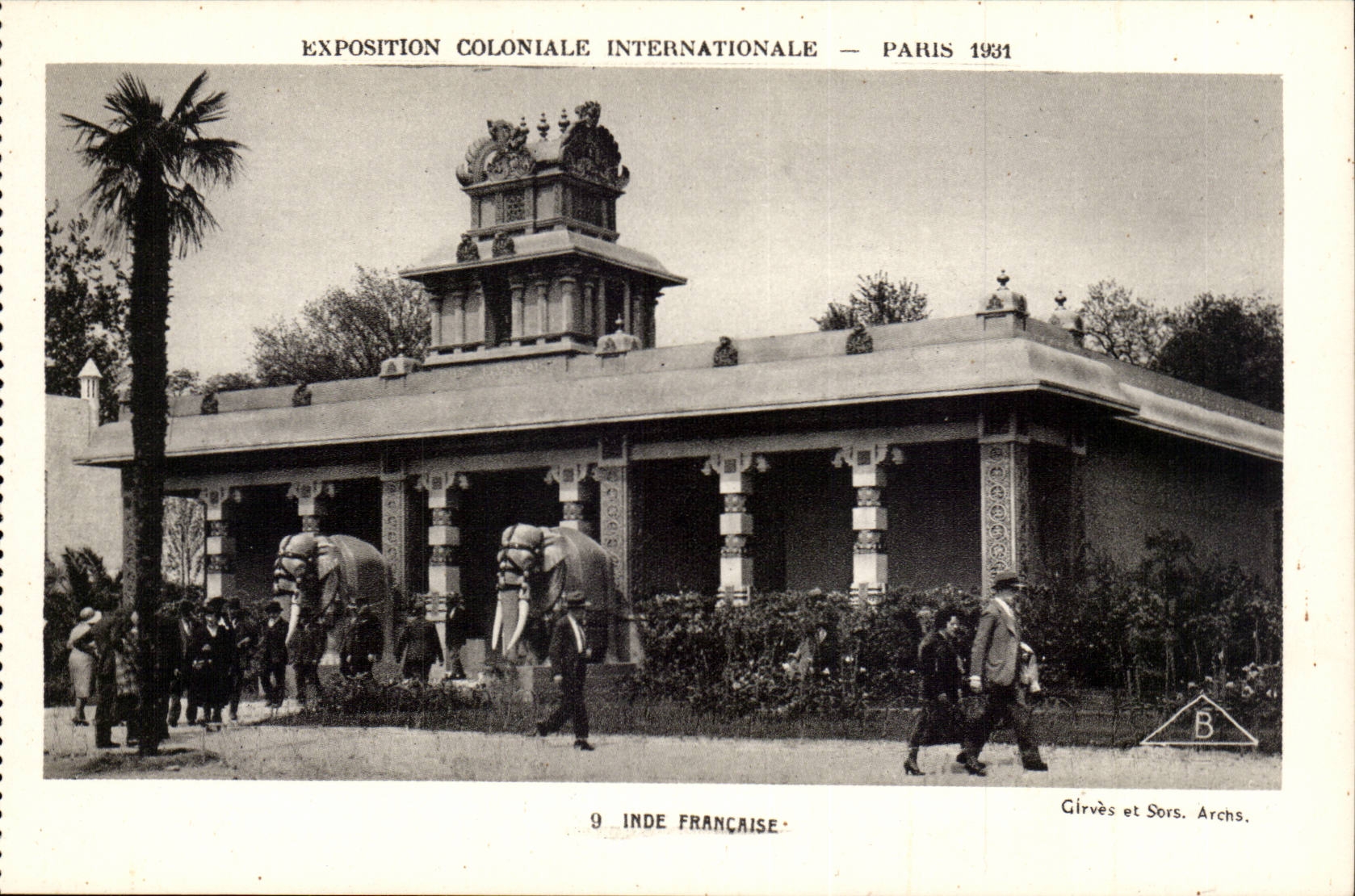 Paris - Exposition Coloniale Internationale 1931 - Inde Francaise - India - CPA 