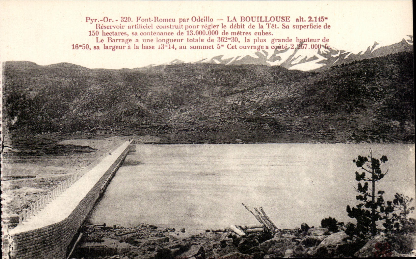 Bouillouses alt 2145 - Make Romeu by Odeillo - - CPA