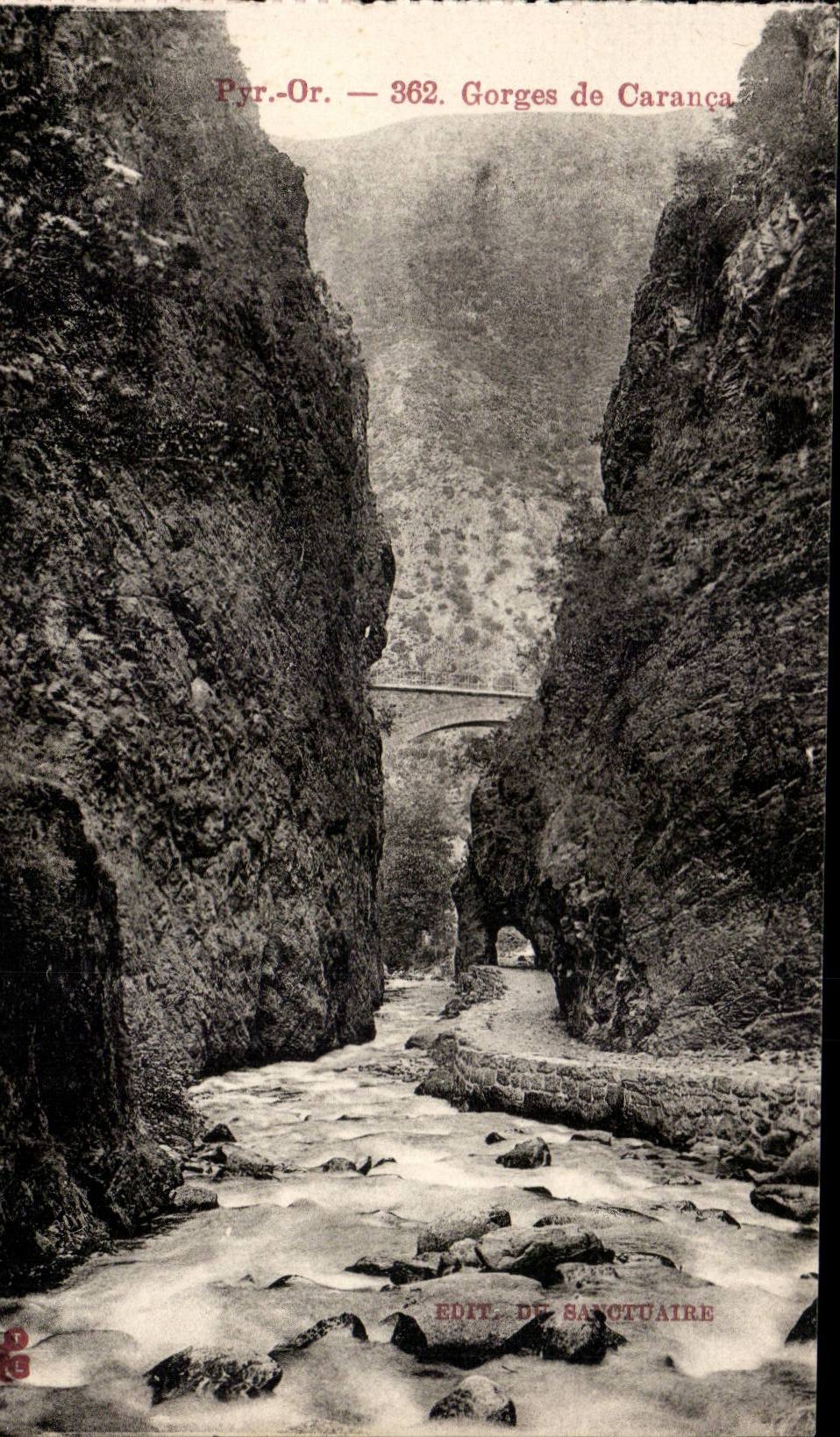 Falls of Caranca - CPA