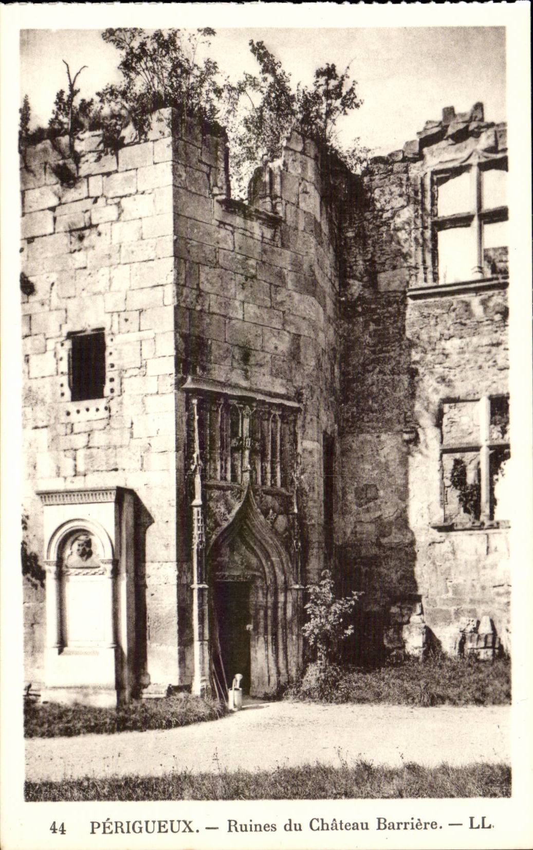 Perigueux - Ruins of the Castle Barrier - CPA