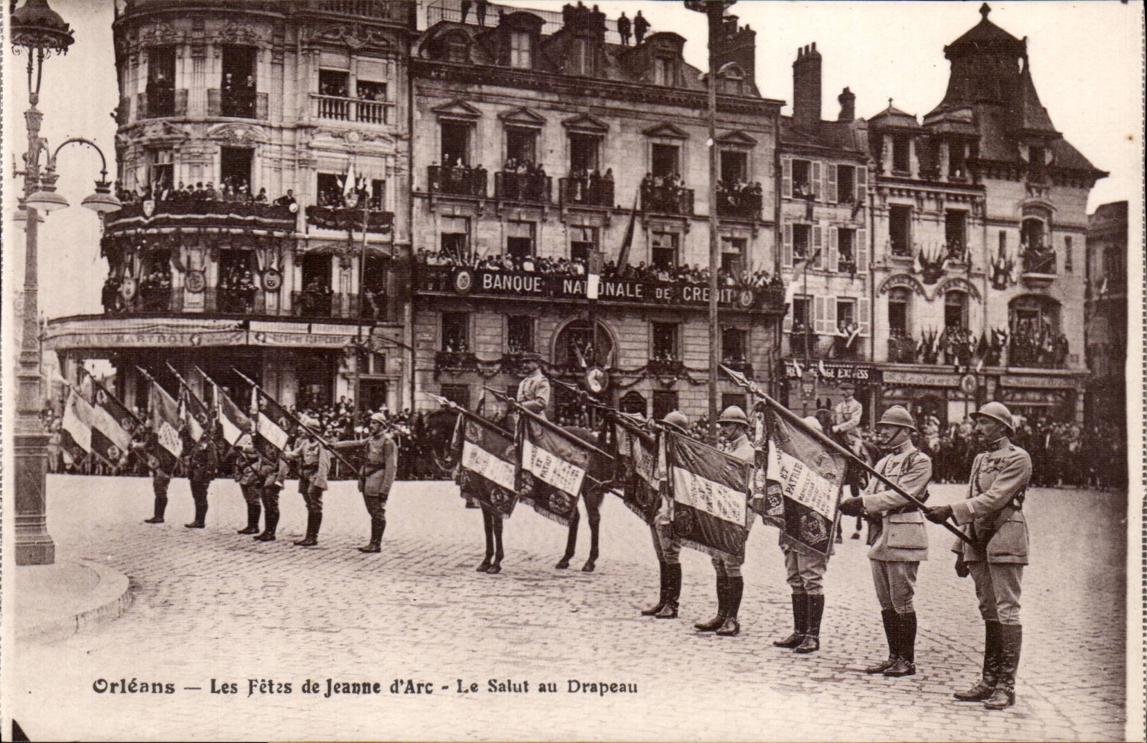 Orleans - Festivals of Jeanne d' Arc - Salute to the colors - CPA