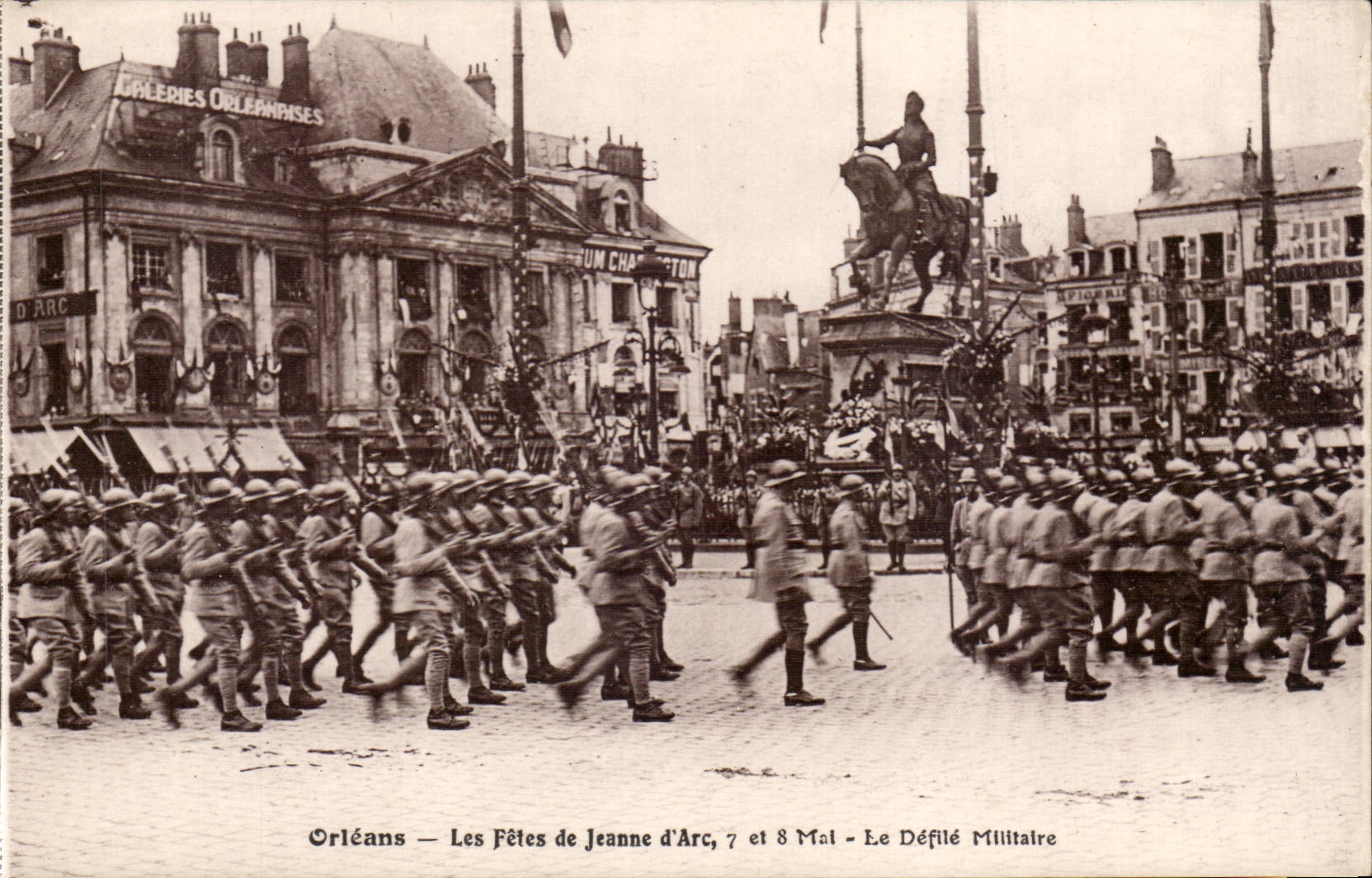 Orleans - Festivals of Jeanne d' Arc - the Military Procession - CPA