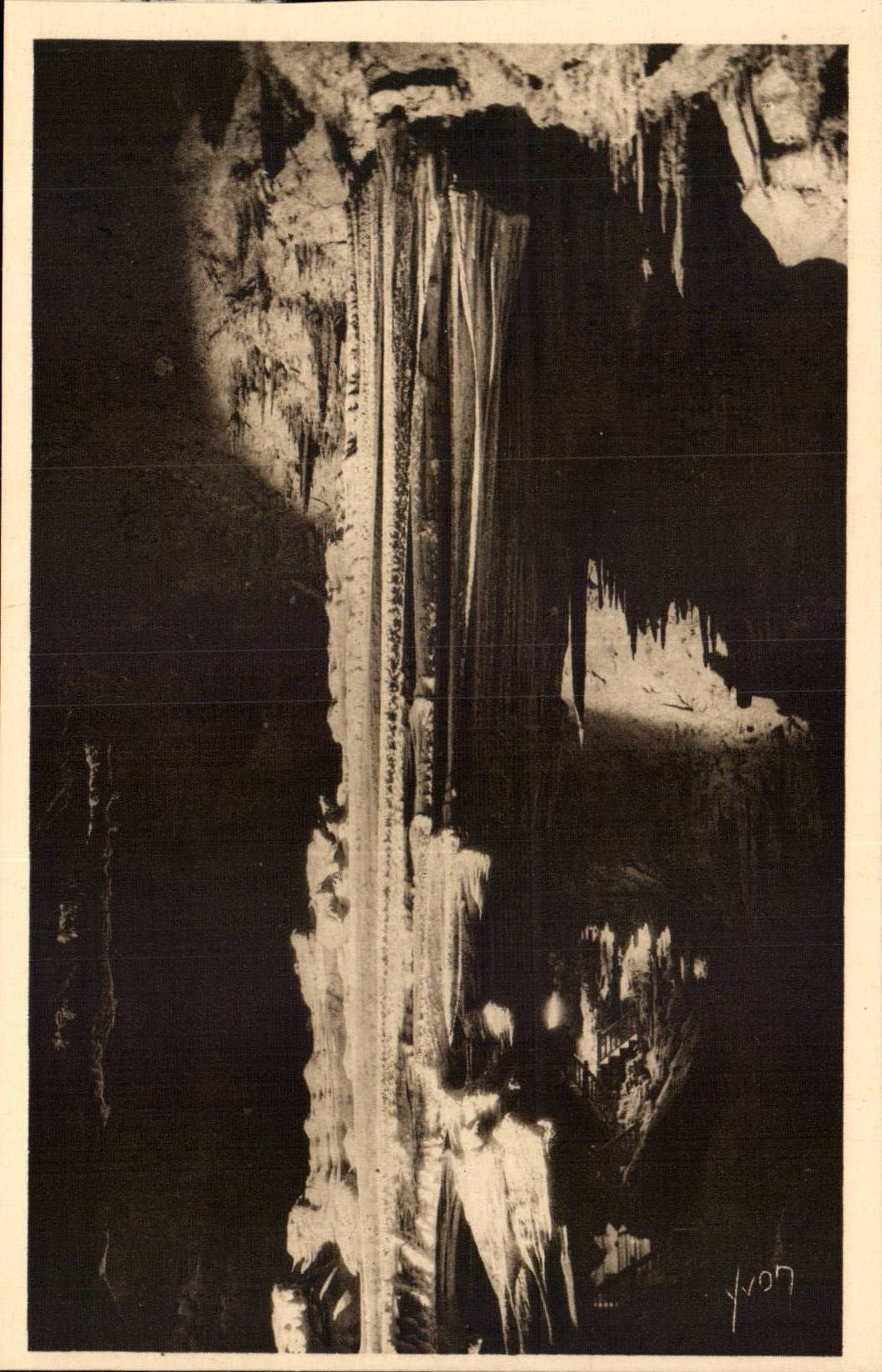 Montpellier - Environs - Grotte des Demoiselles - La Caverne Merveilleuse - La Grande Colonne - CPA 