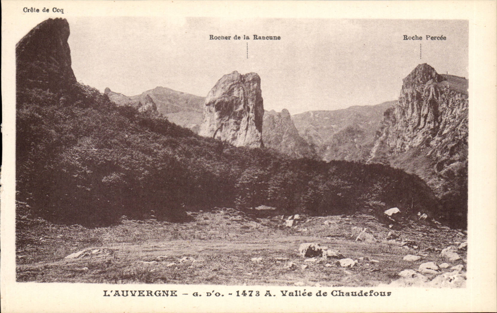 Auvergne - Valley of Chaudefour - CPA