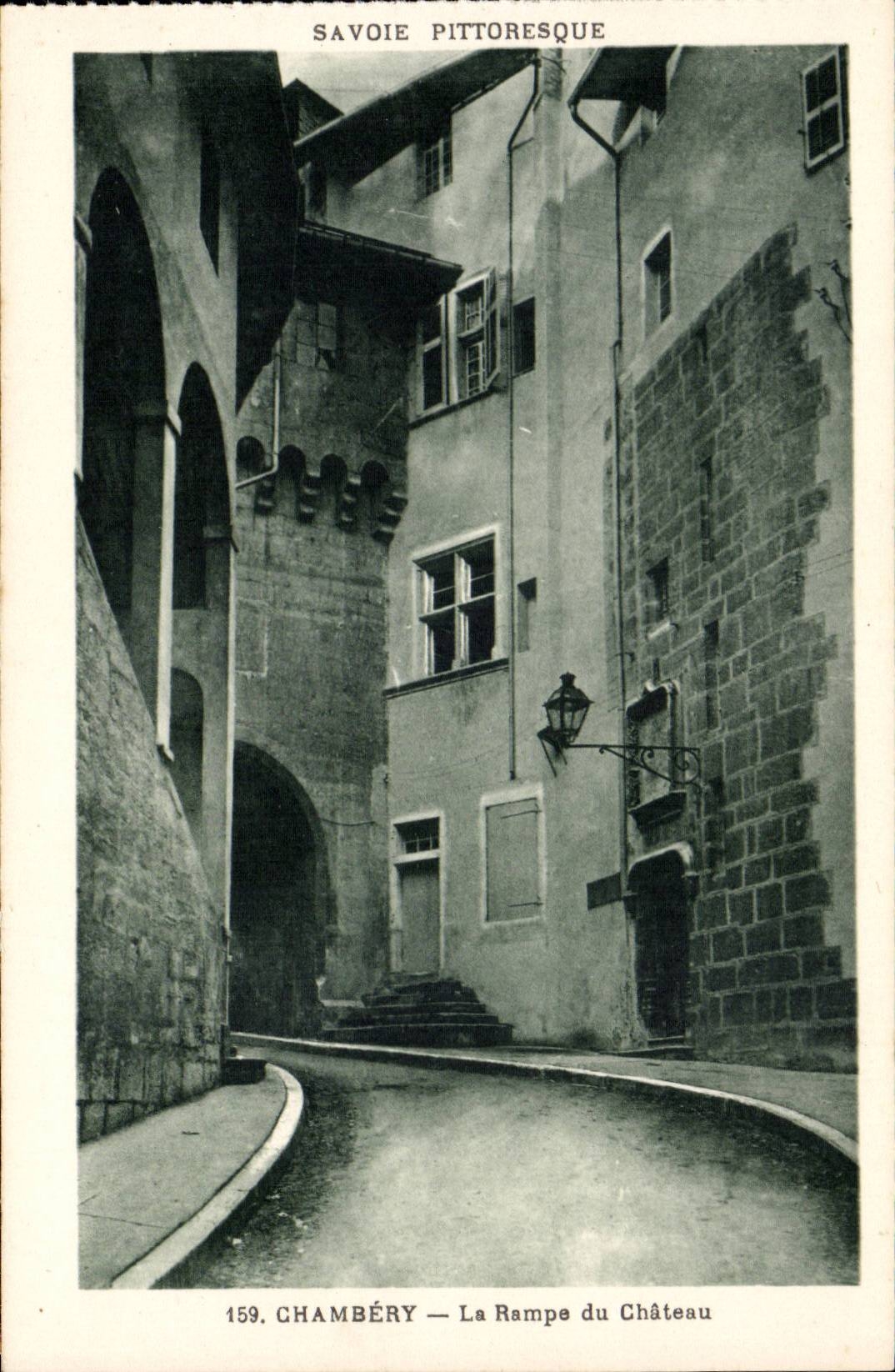 Chambery - the Slope of the Castle - CPA