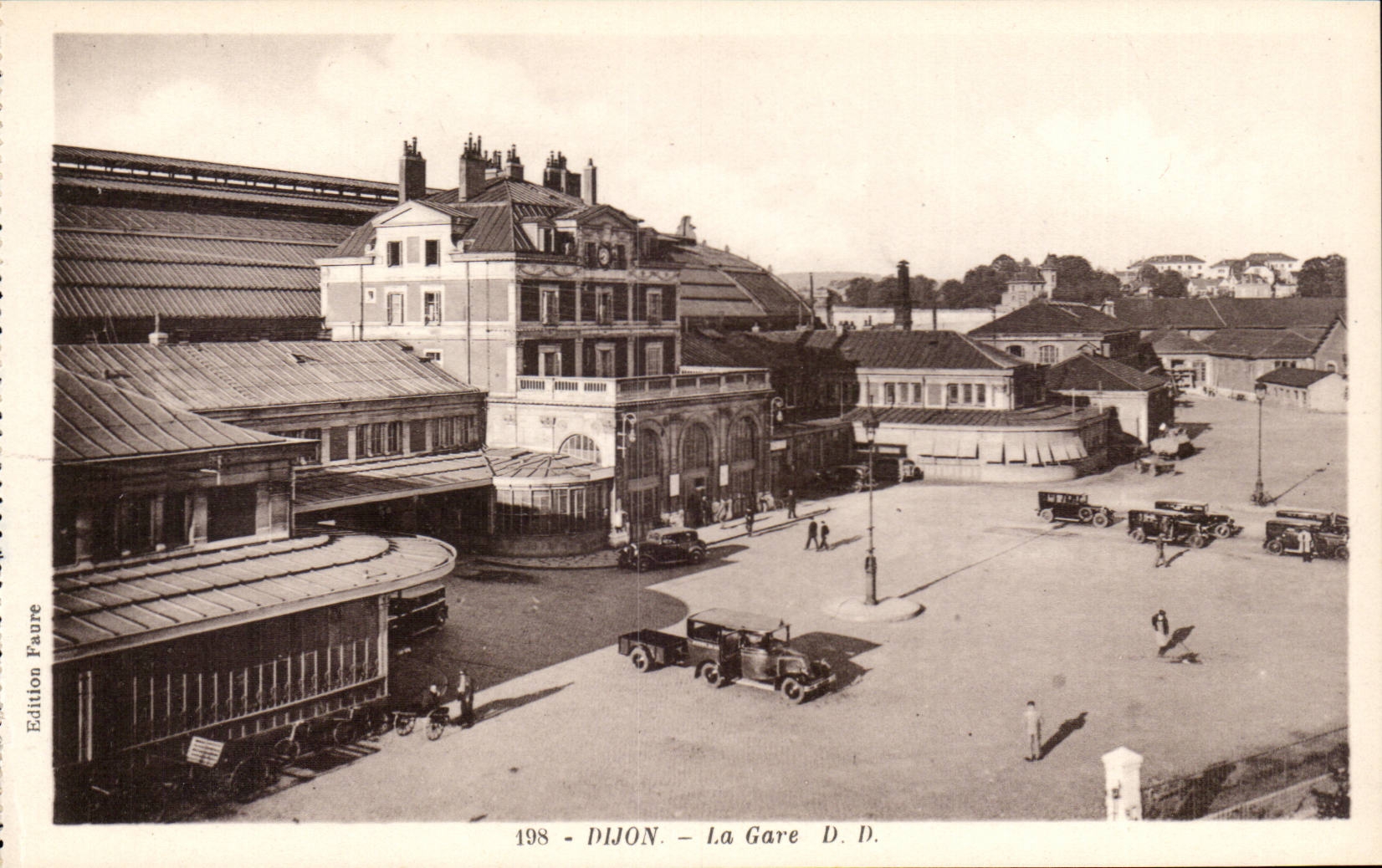 Dijon - Bahnstation - CPA