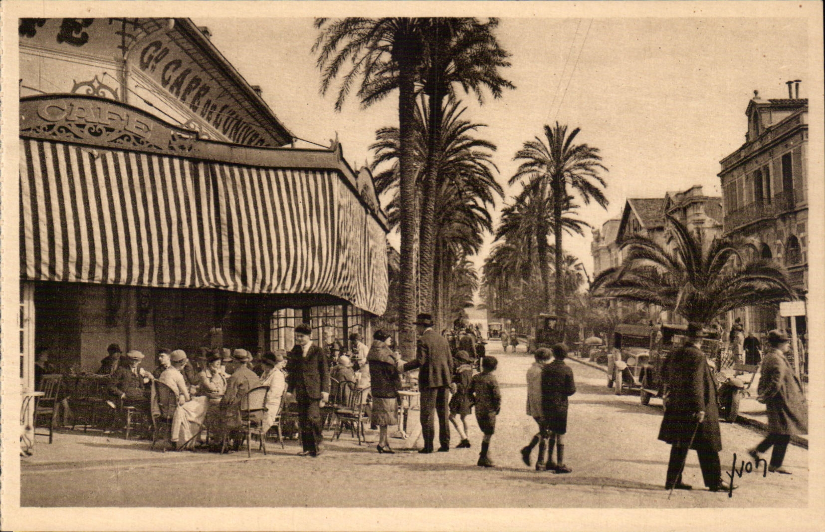 Hyeres CPA das von Belgien auftrat (Kaffee des Universums)