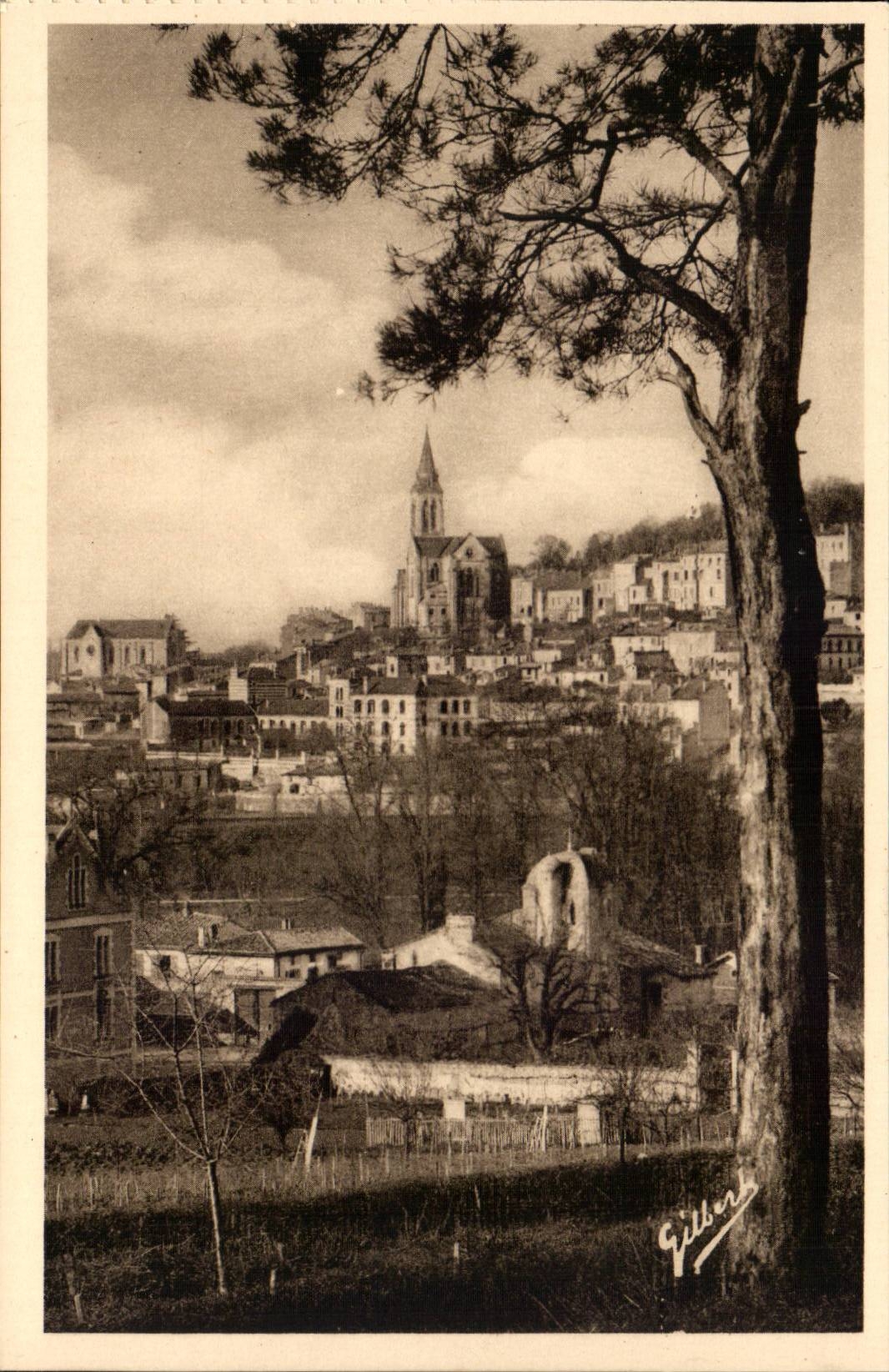 Angouleme CPA Le quartier Sainte Anne Vue prise de St martin