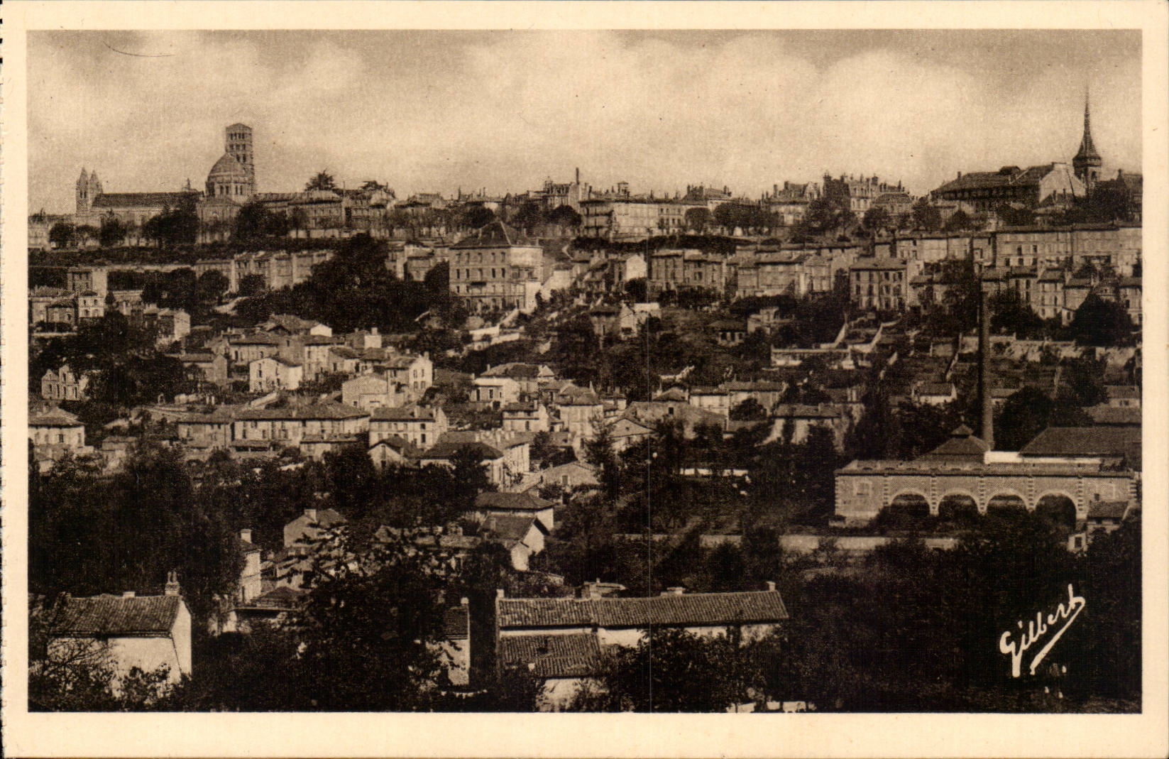 Angouleme CPA Vue generale Versant Sud
