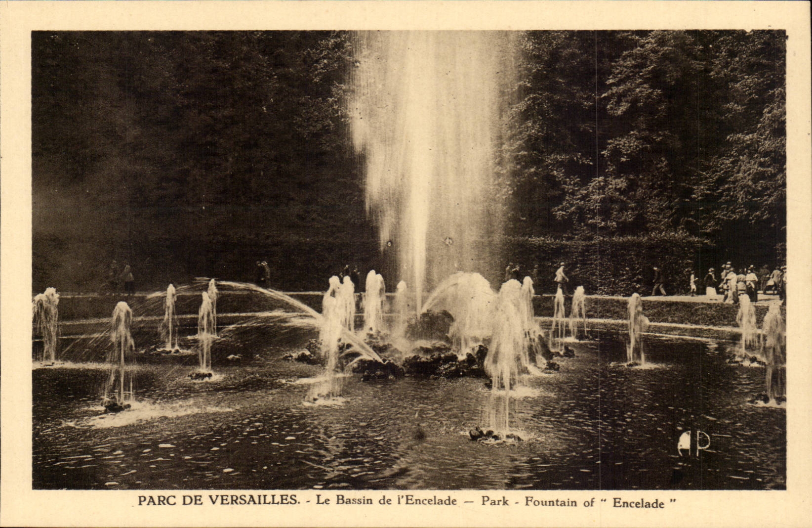 Versailles - Park of Versailles - the Basin of Encelade - Large Water - CPA