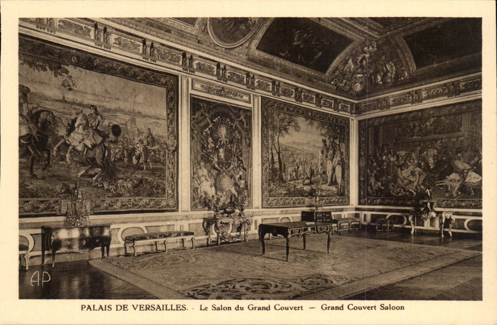 Versailles - Palate of Versailles - the Living room of the Great Cover - CPA