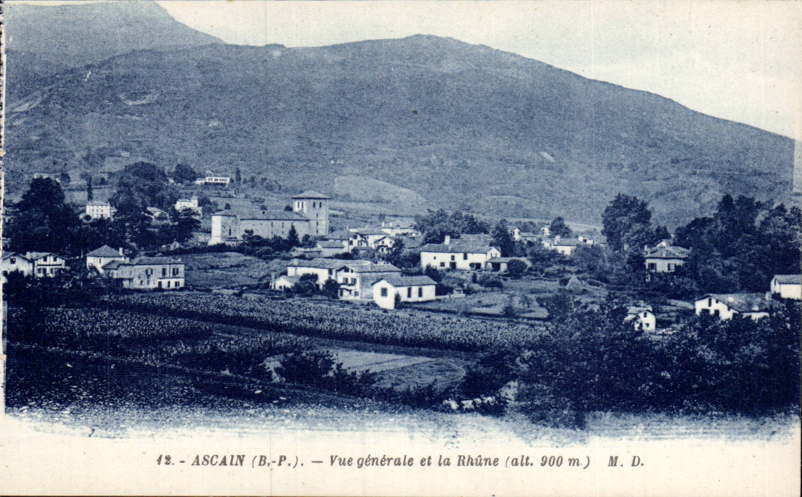 Ascain - View and the Rhone CPA