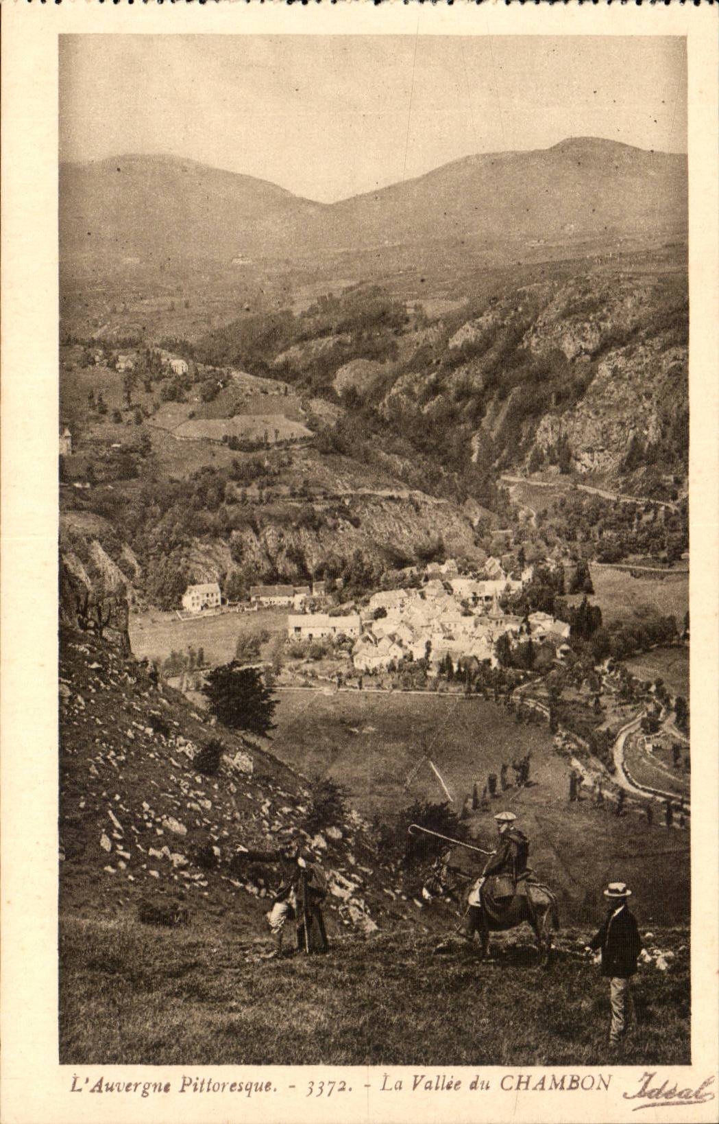 Auvergne - the Valley of Chambon - CPA