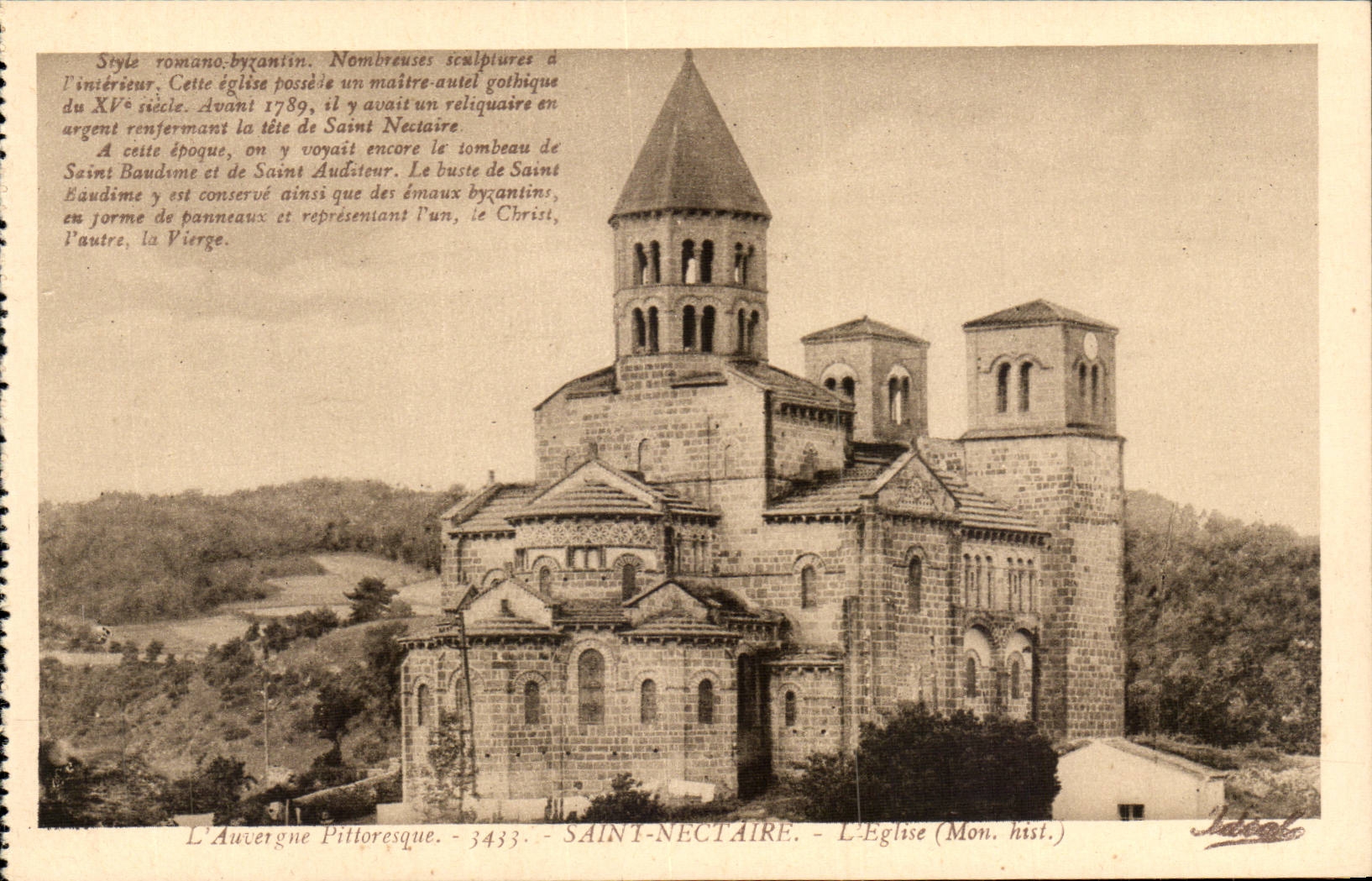 Saint Nectary - the Church - CPA