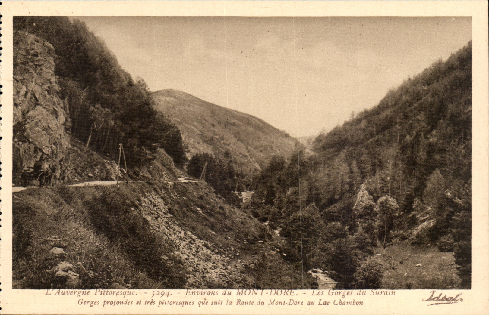 Surroundings of Mount Gild - throats of On Ain - CPA