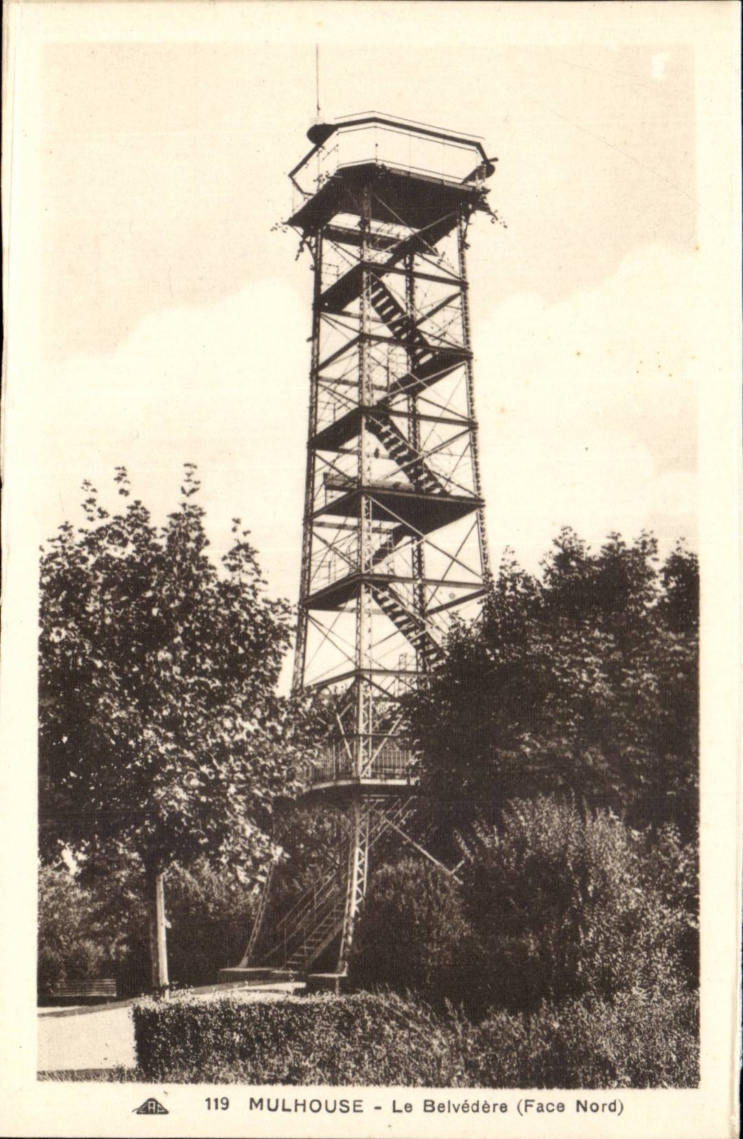 Mulhouse - the View-point - Northern Face - CPA