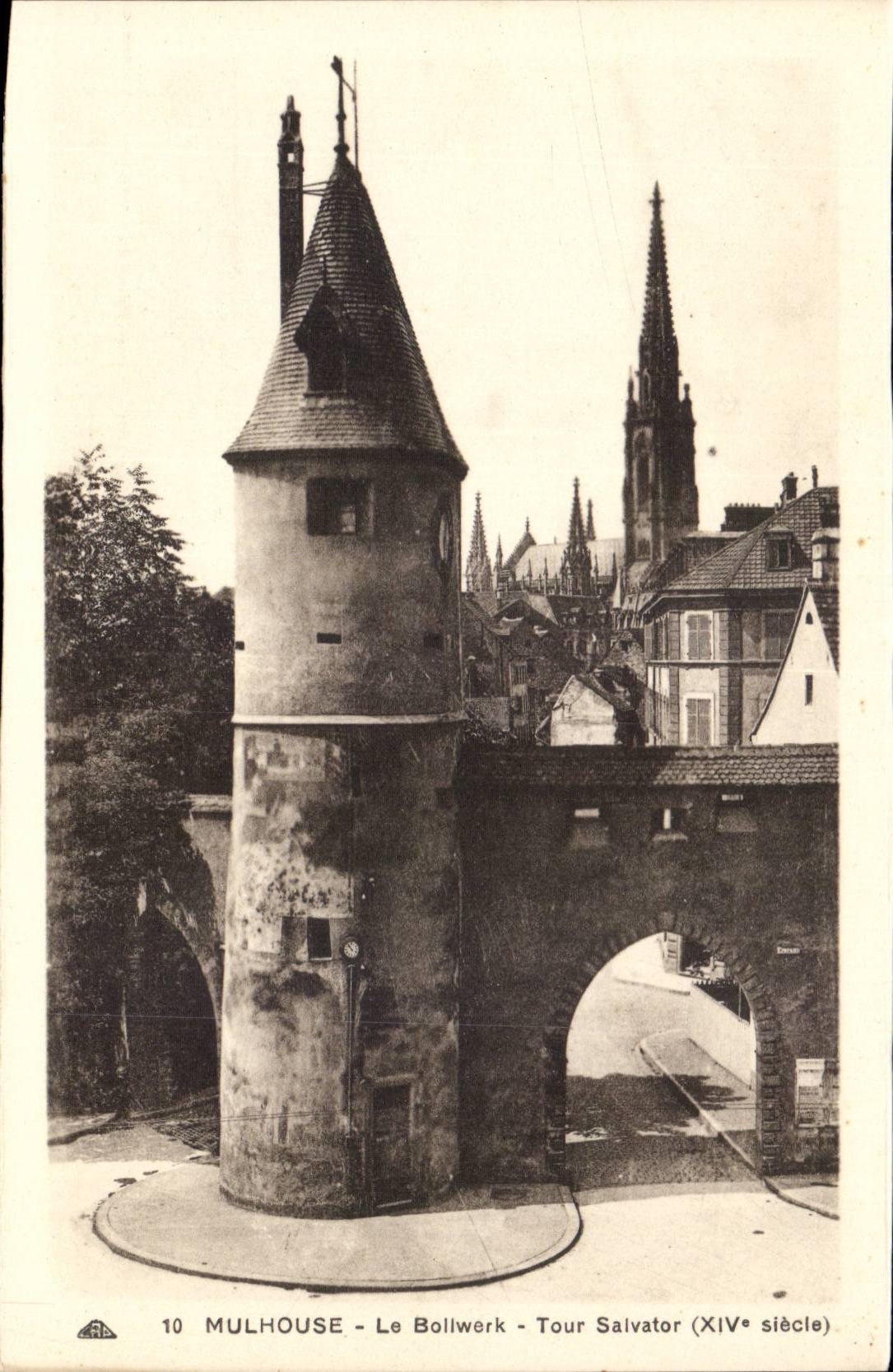 Mulhouse - Bollwork - Salvator Turn - CPA