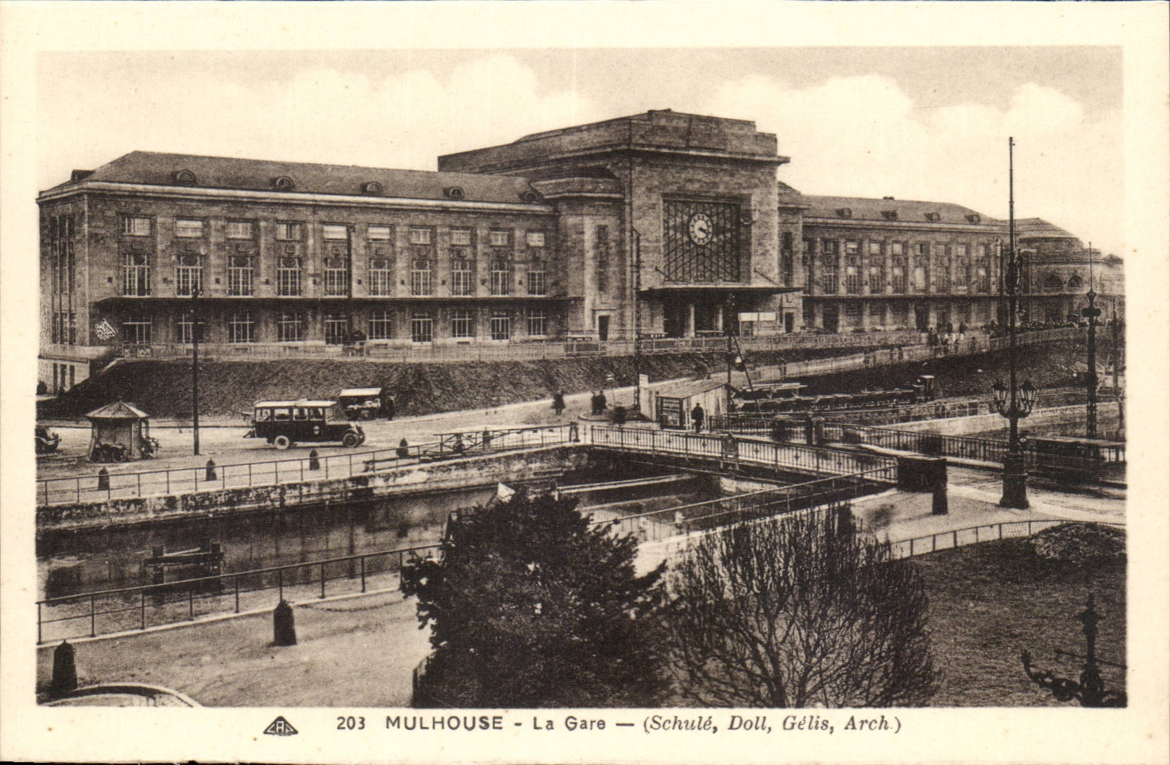 Mulhouse - Train station - CPA