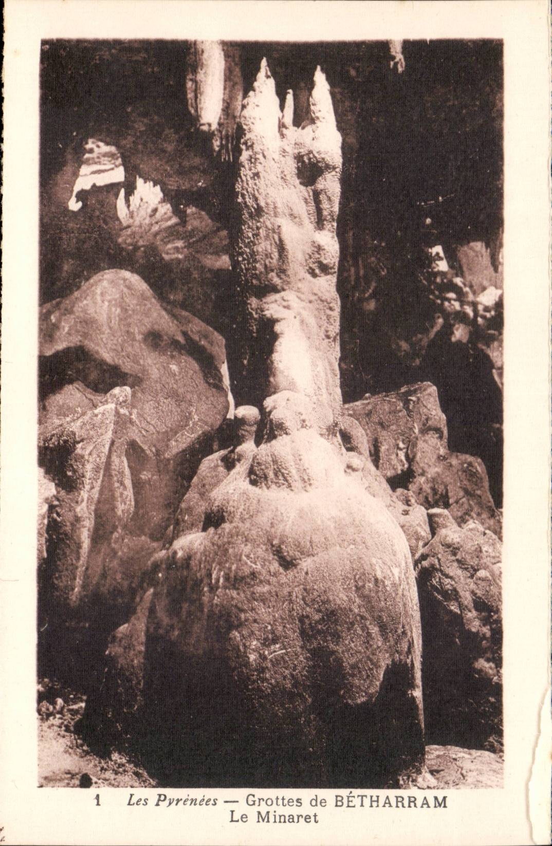 Caves of Betharram - Minaret CPA