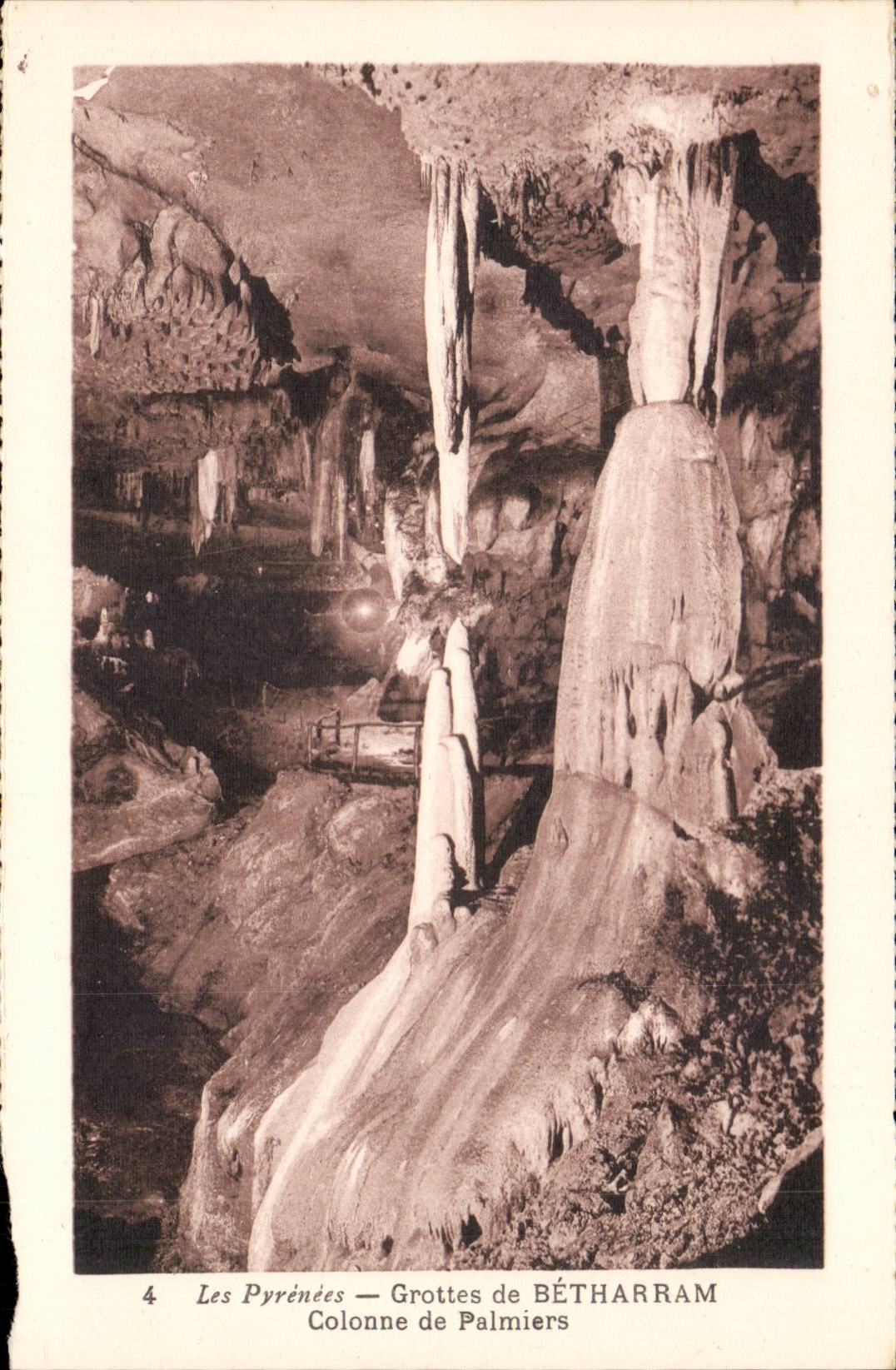 Caves of Betharram - Column of Palm trees CPA