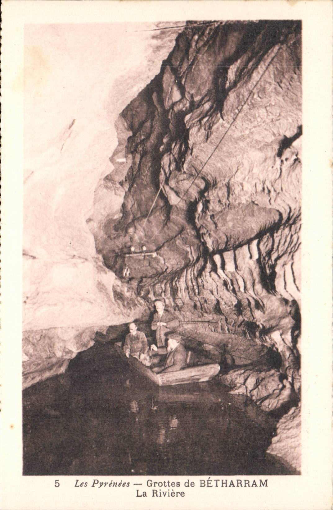 Hohle von Betharram CPA der Fluss