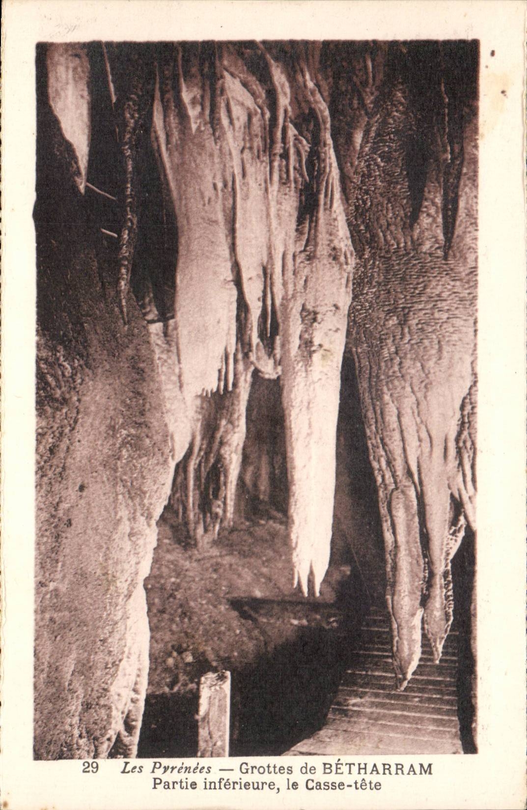 Hohle Betharram CPA des untereren Teils der Anlaufkopf