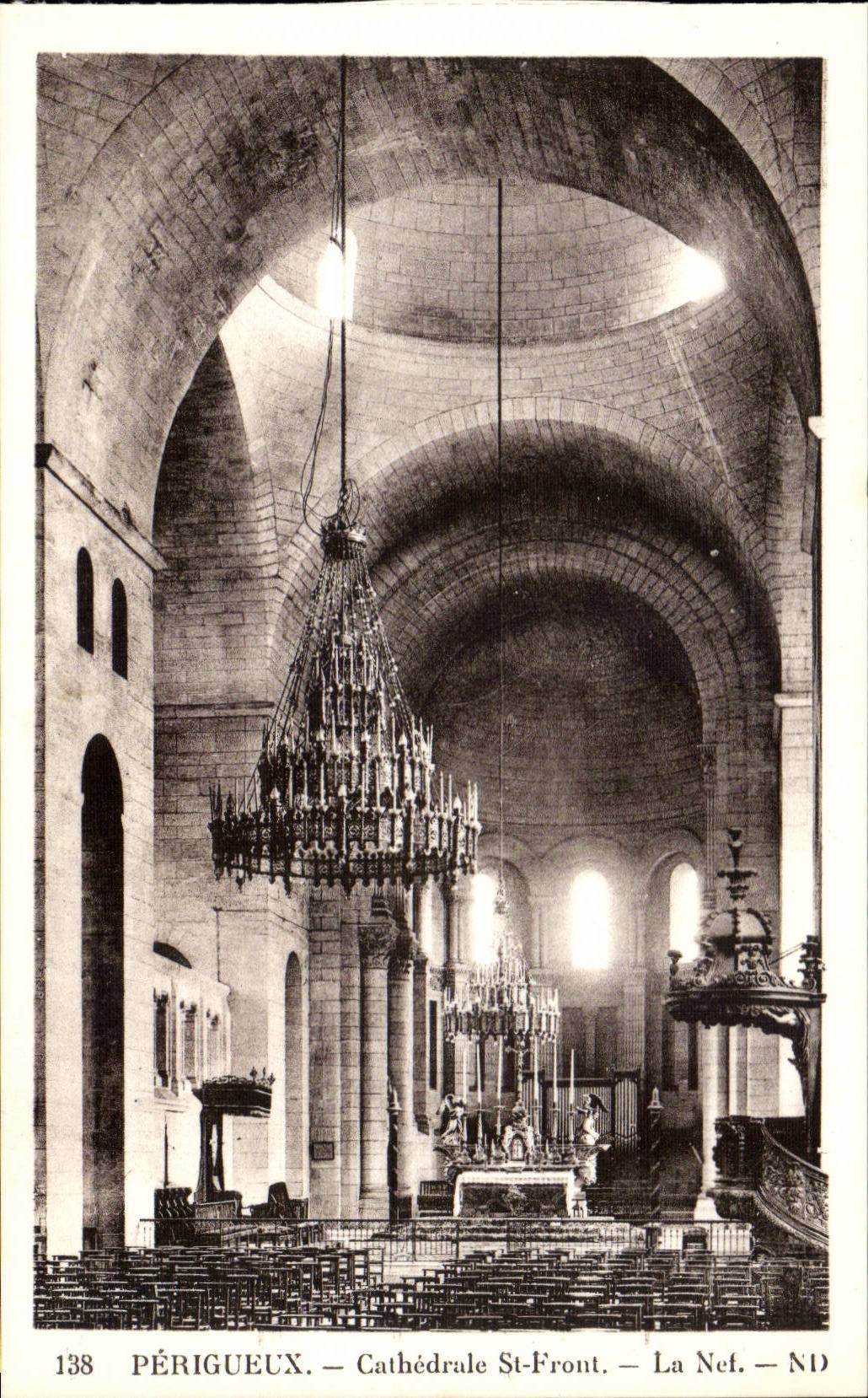 Perigueux CPA Cathedral Saint Face the nave