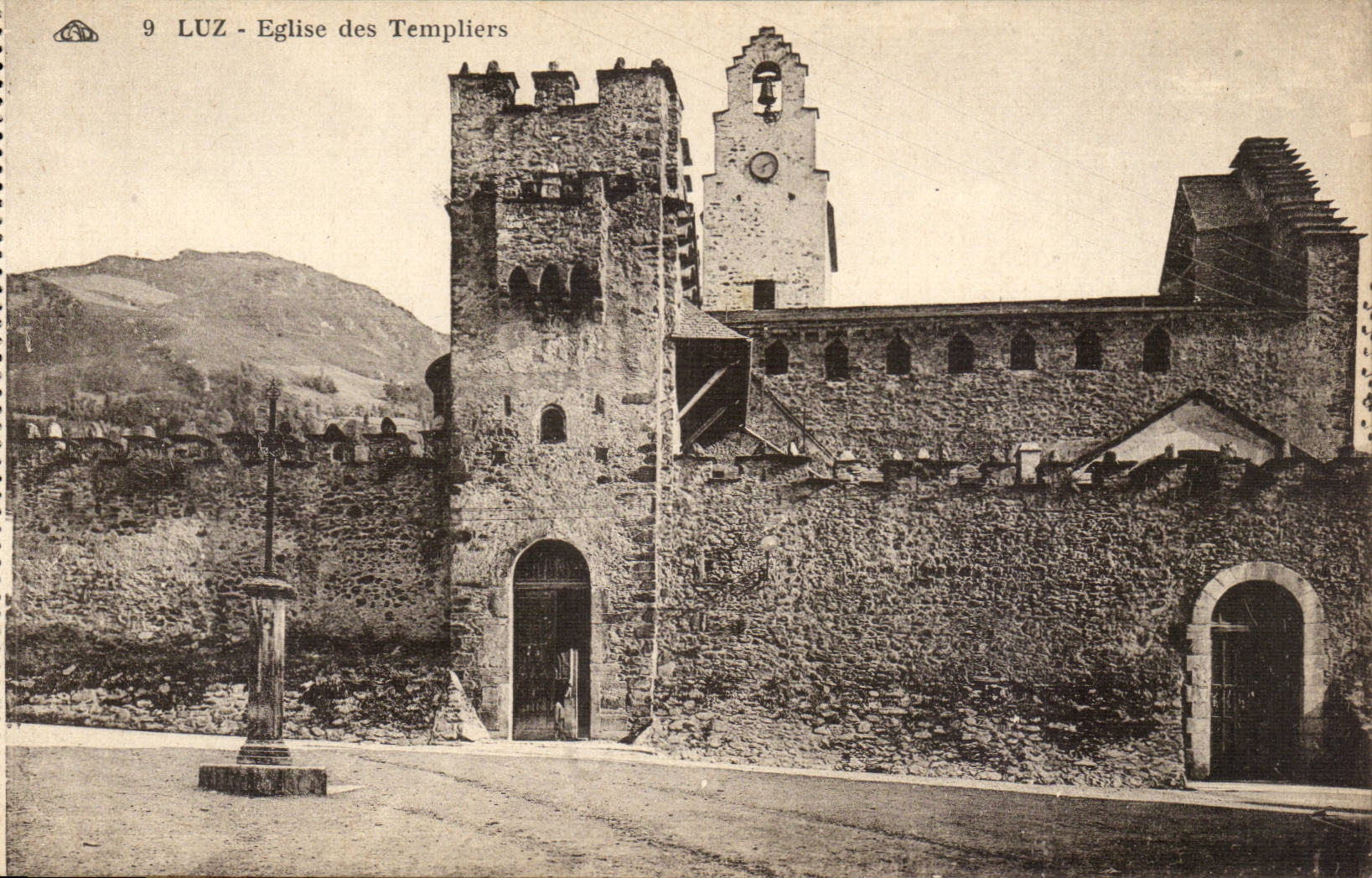 Luz CPA Kirche der templiers