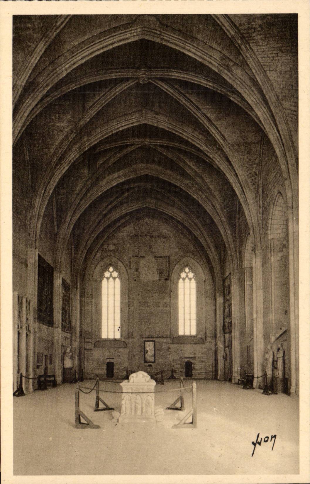 Gaumen Avignon-CPA der Papste Wolbung von mildem VI (14)