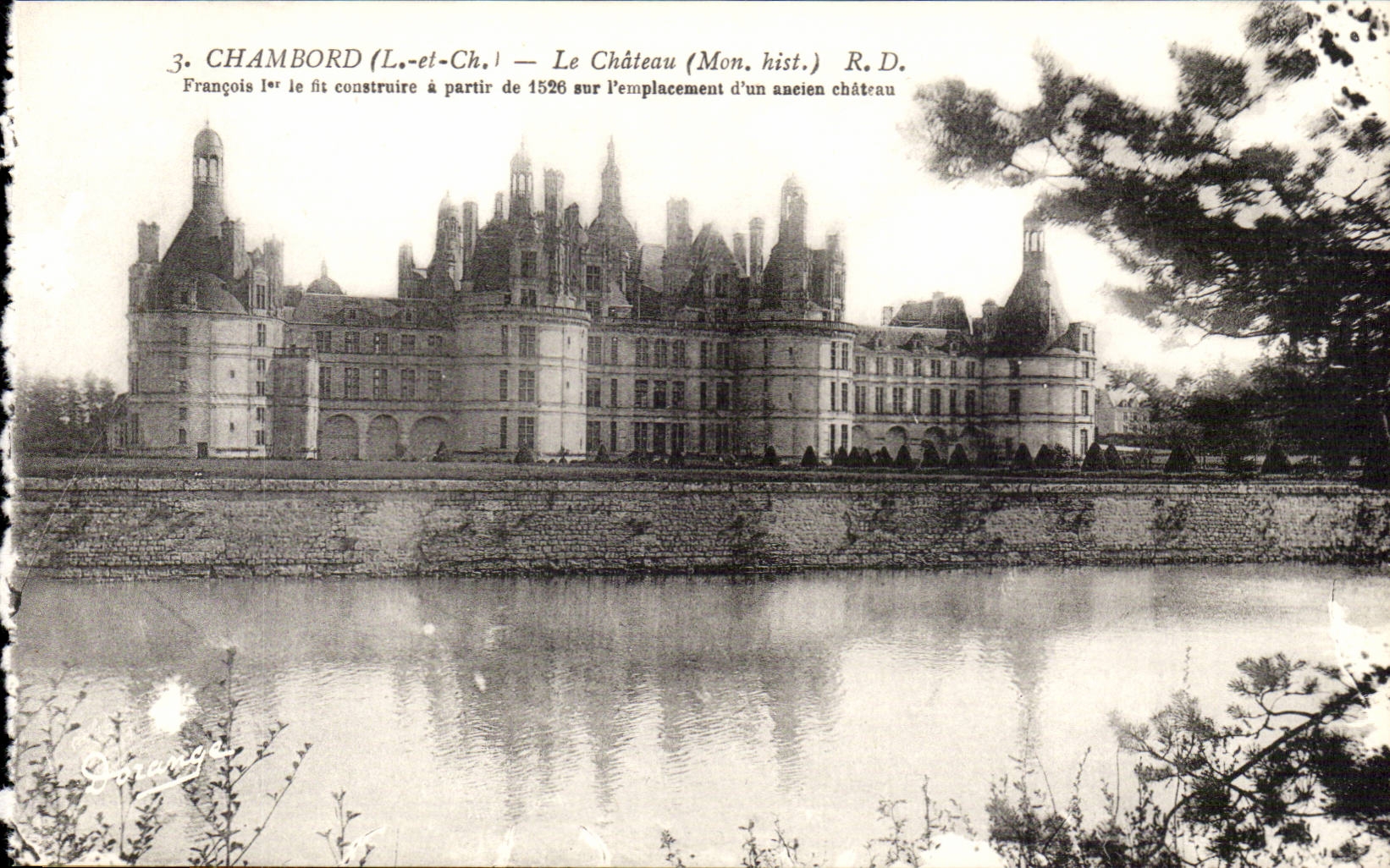 Chambord CPA Le chateau 