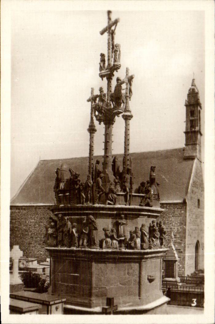 Reales Foto Martyrium von Plougouven