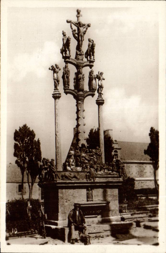 CARTE PHOTO Calvaire de St Thegonnec