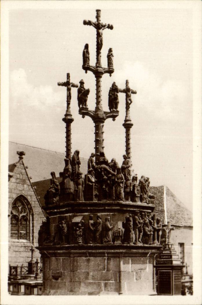 Reales Foto Martyrium von Plougonven