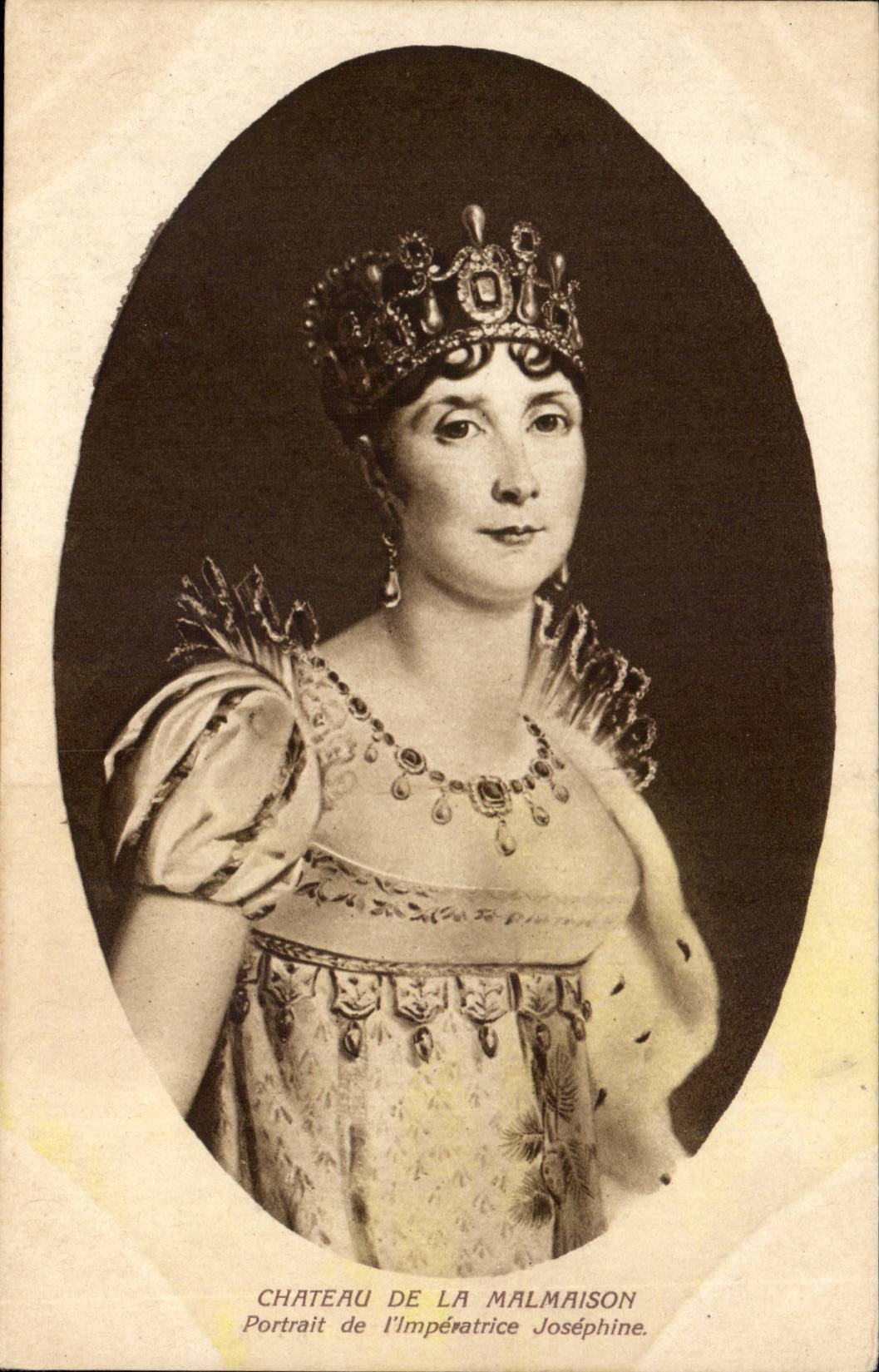CPA Chateau de la Malmaison Portrait de l'imperatrice Josephine