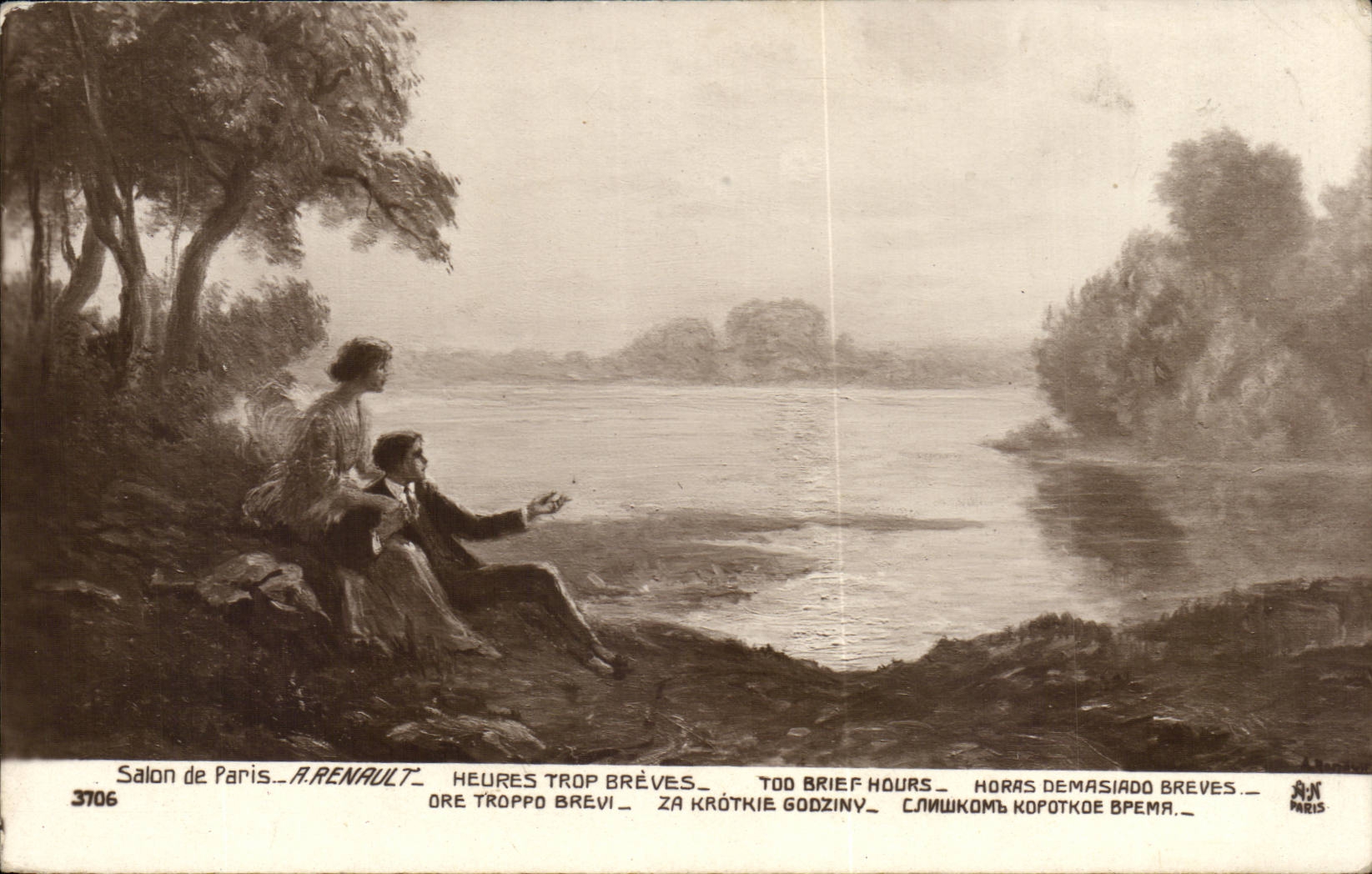 CPA Salon de Paris Heures trop breves 