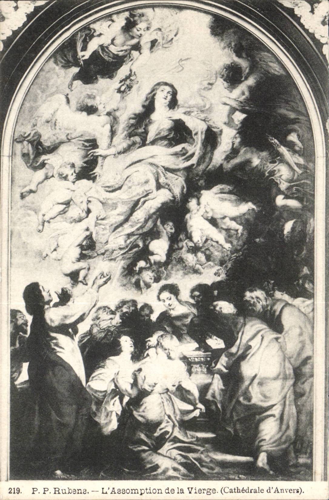 CPA Rubens L'assomption de la vierge Cathedrale D'anvers