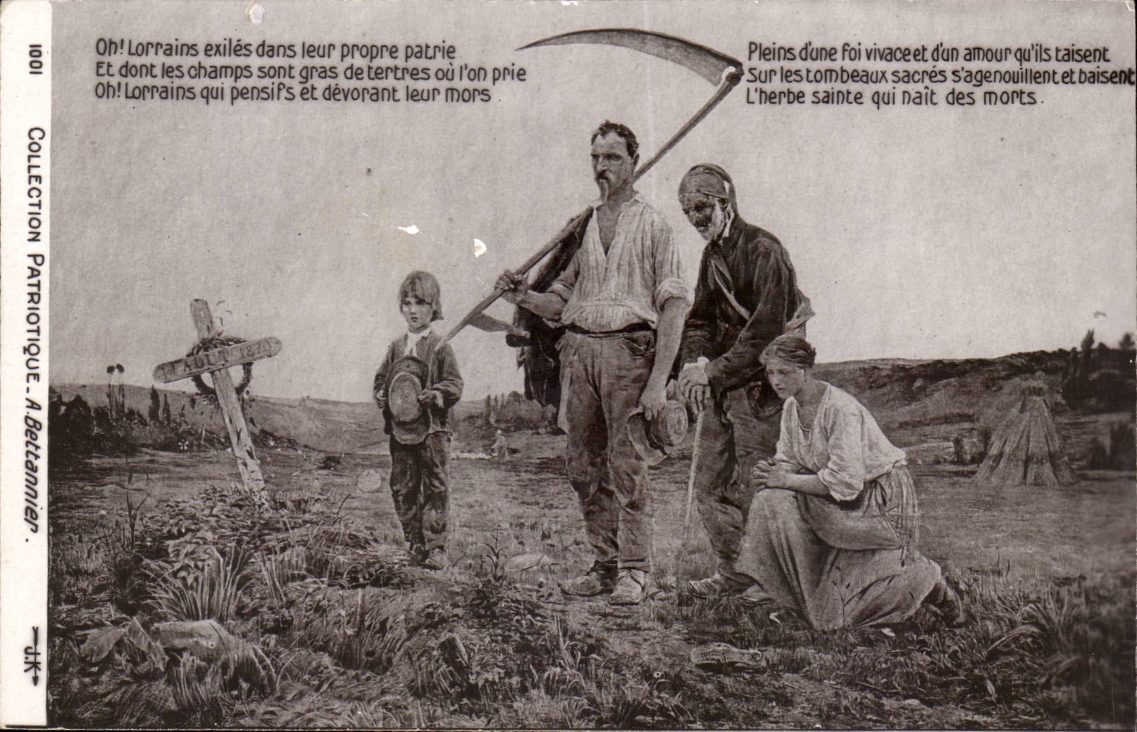 CPA A Bettannier Paysans Lorrains