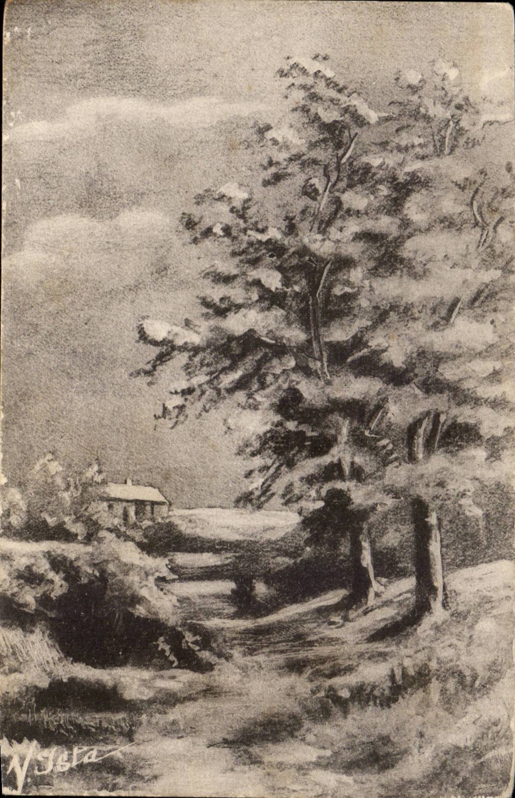 CPA Fantaisie Peinture