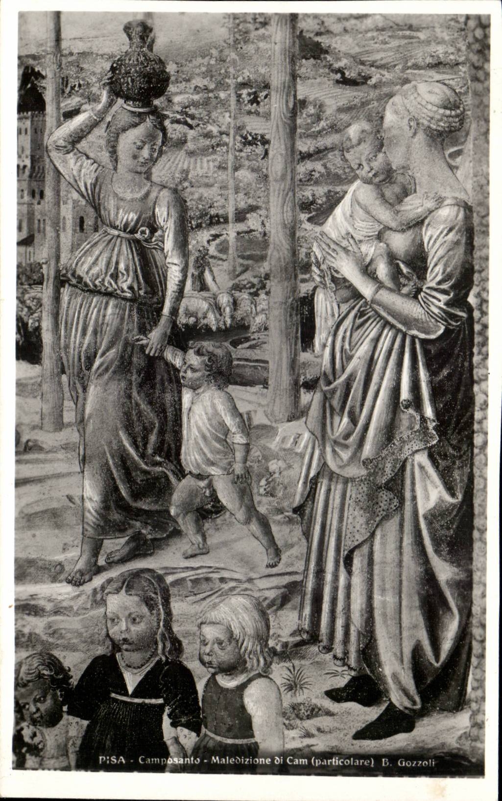 CPA Pisa Camposanto Maledizione di CAm Gozzoli