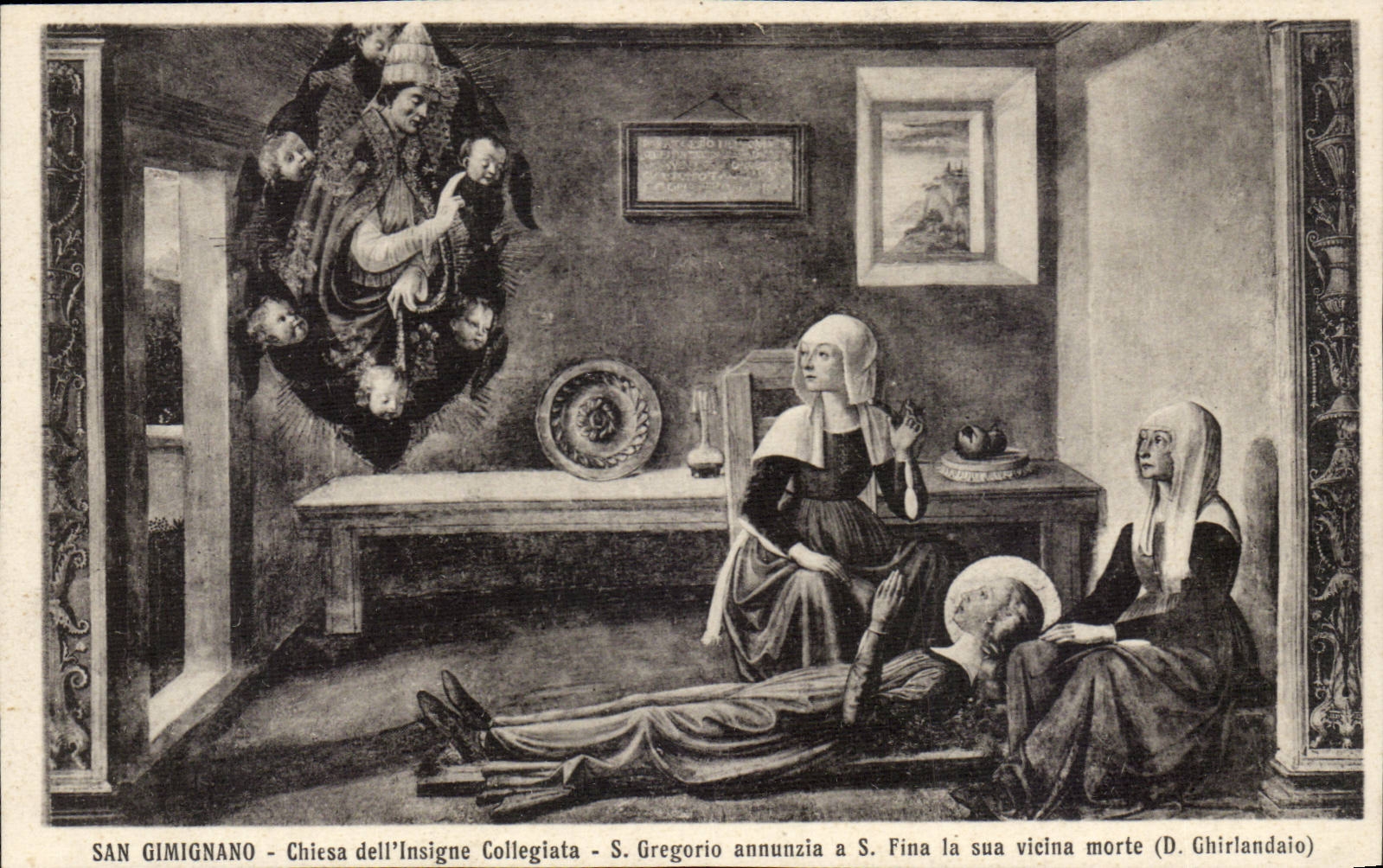 CPA Peinture San Gimignano Chiesa dell insigne Collegiata 