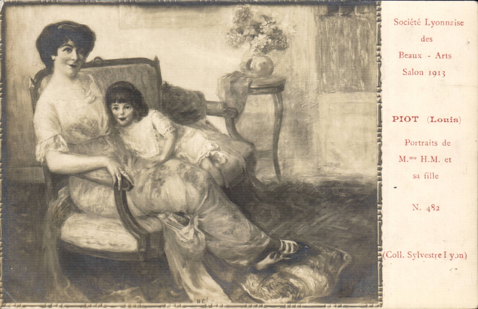 CPA Peinture Societe Lyonnaise des Beaux Arts Salon 1913 Piot Louis 