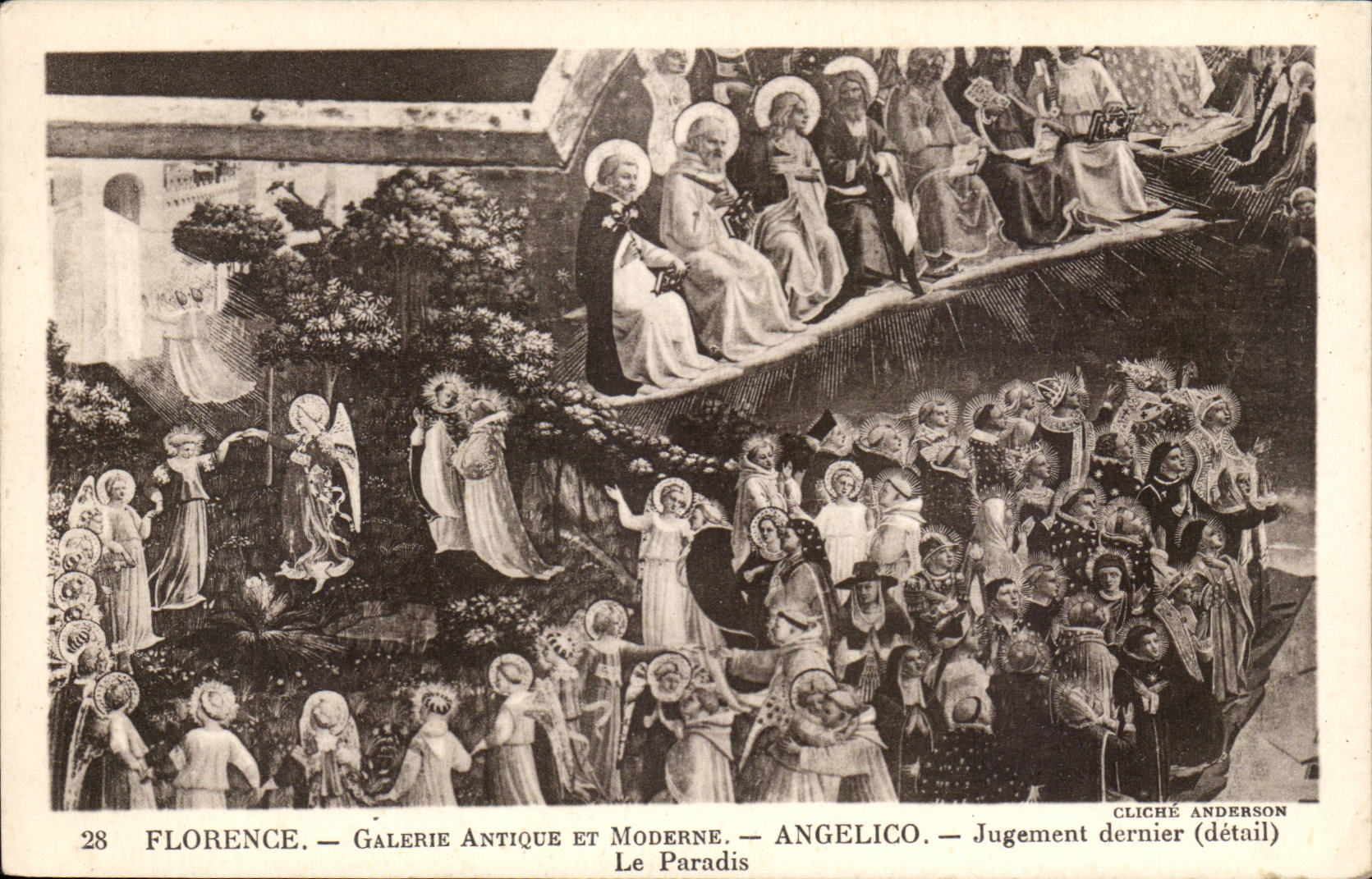 Italien-- Italien-- Florenz-- Firenze - alte und moderne Galerie - Angelico - letztes Urteil - CPA