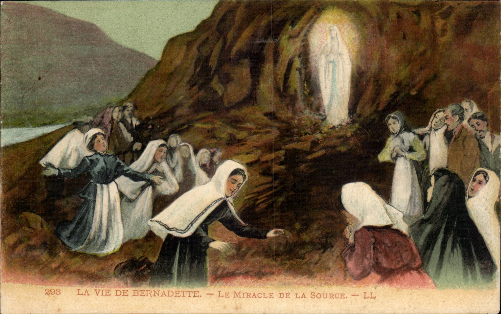 Religion - Life of Bernadette - the Miracle of the Source - CPA