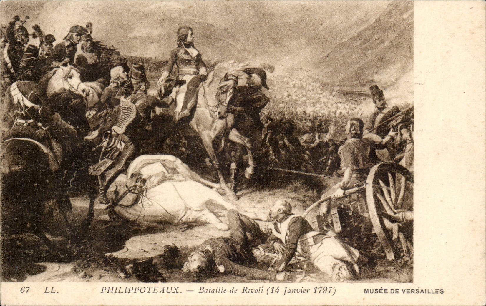Arts - Tableau - Musee de Versailles - Bataille de Rivoli - Philippoteaux - Militaria - CPA 