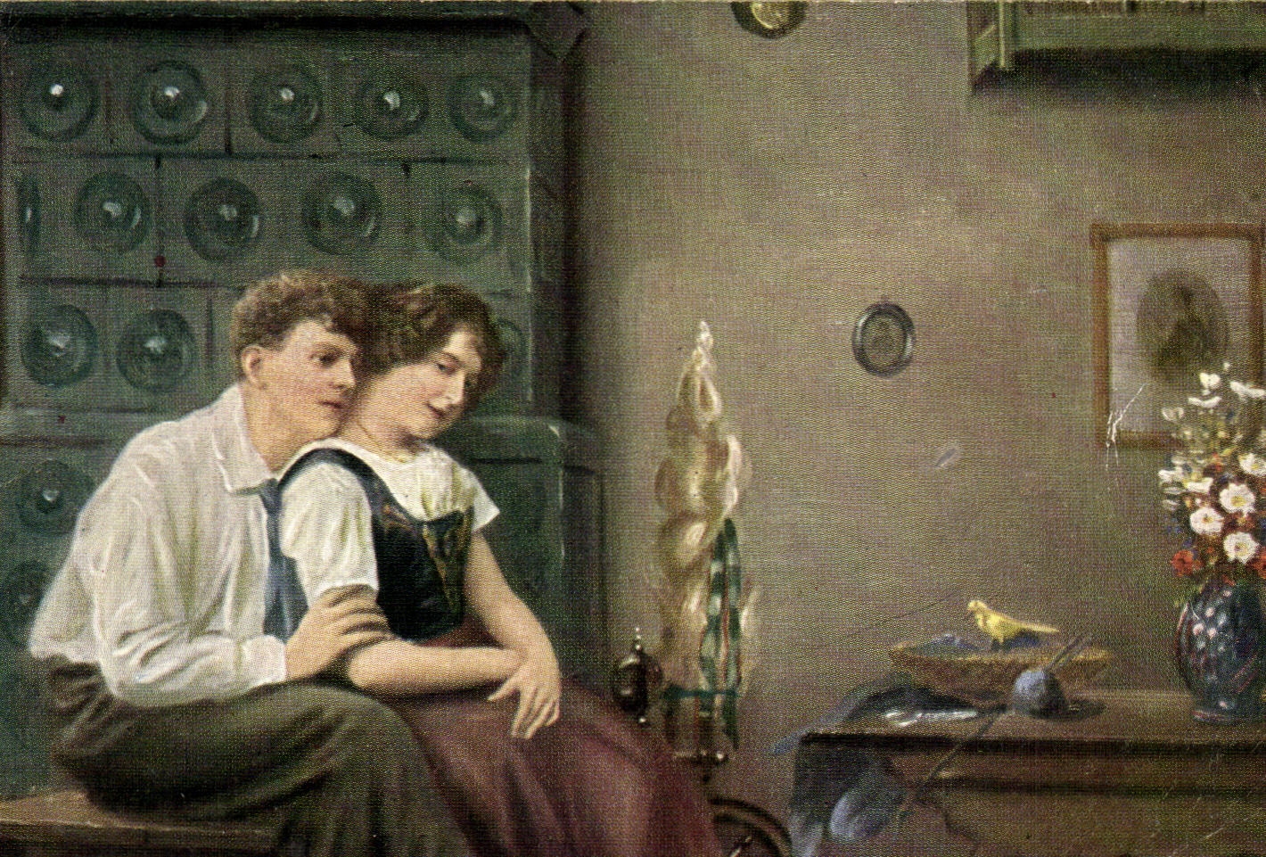 Arts - Tableau - Becker - Des Glueckes Rast - Deutschland - Germany - CPA 