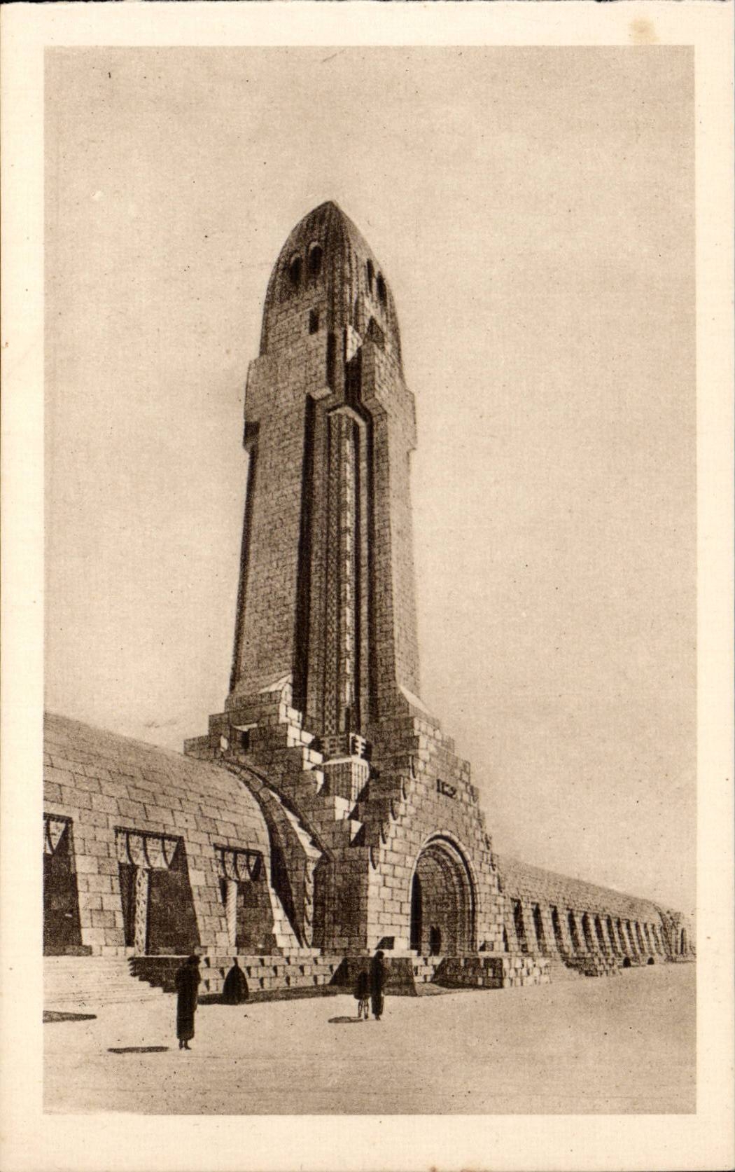 Douaumont - Ossuary and Lighthouse - lighthouse CPA