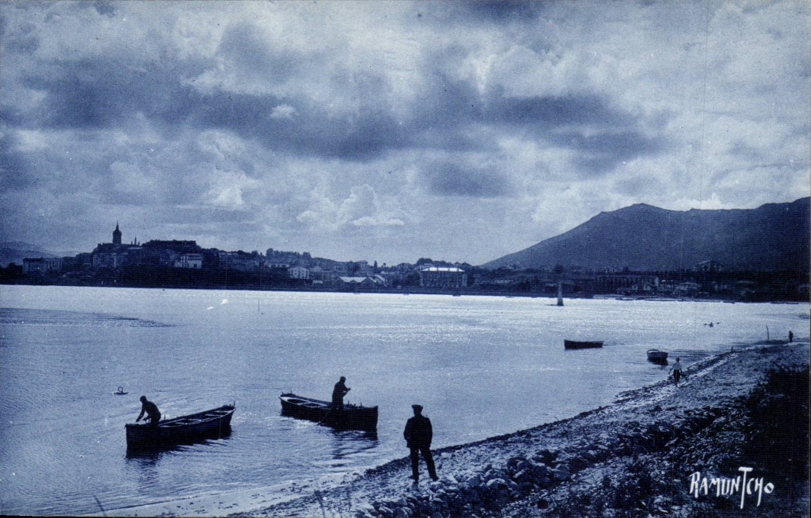 CPA Fontarabie Seen of Hendaye