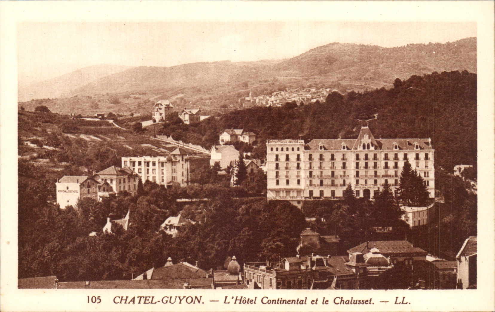 Chatel Guyon CPA das kontinentale Hotel und das Cahlusset