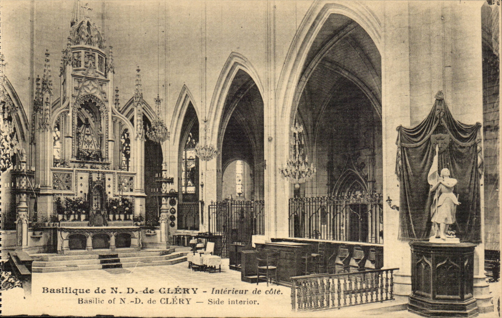 ND basilica of Interior Clery CPA of dimension