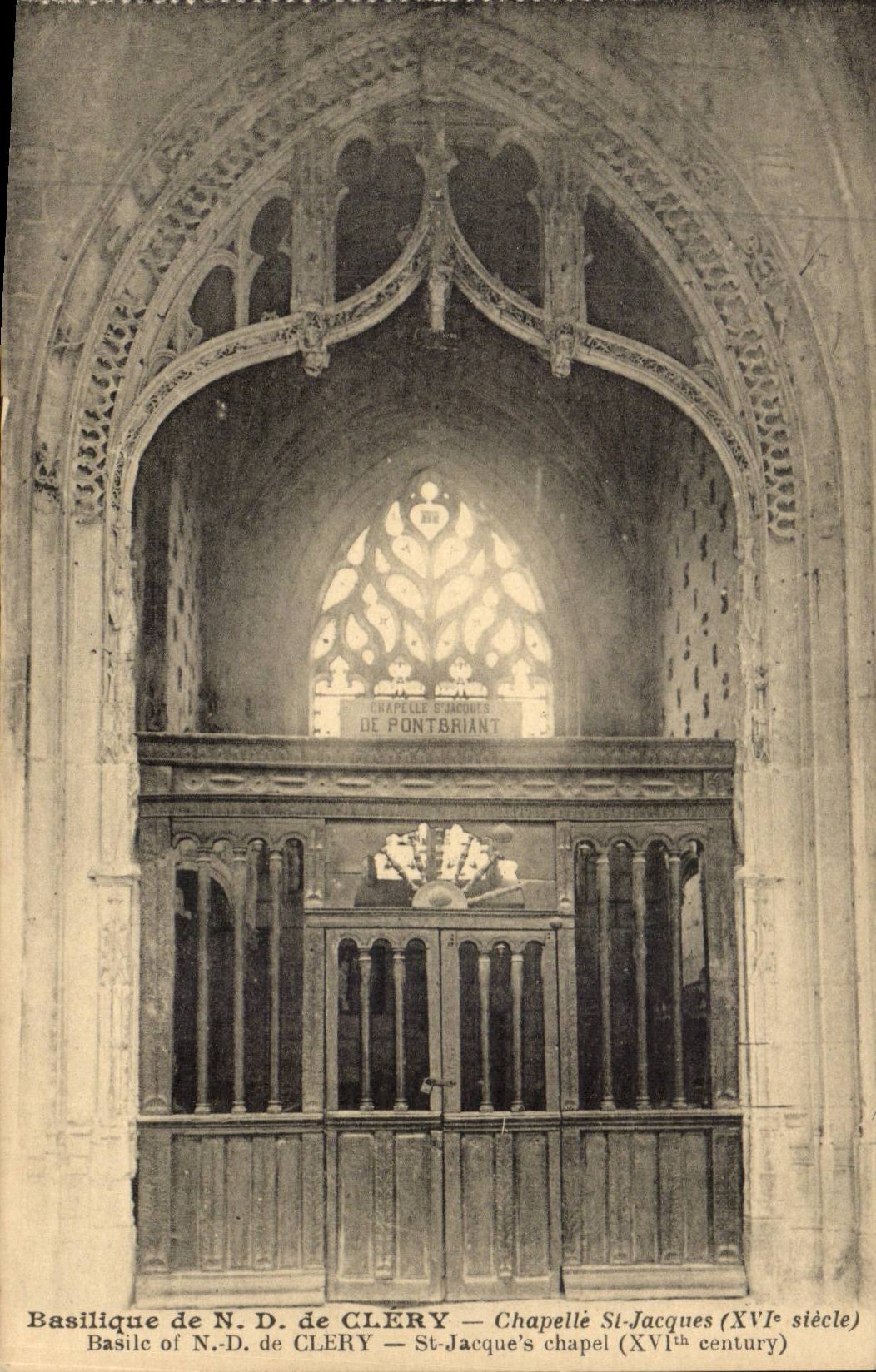 ND basilica of Clery CPA Vault Saint Jacques